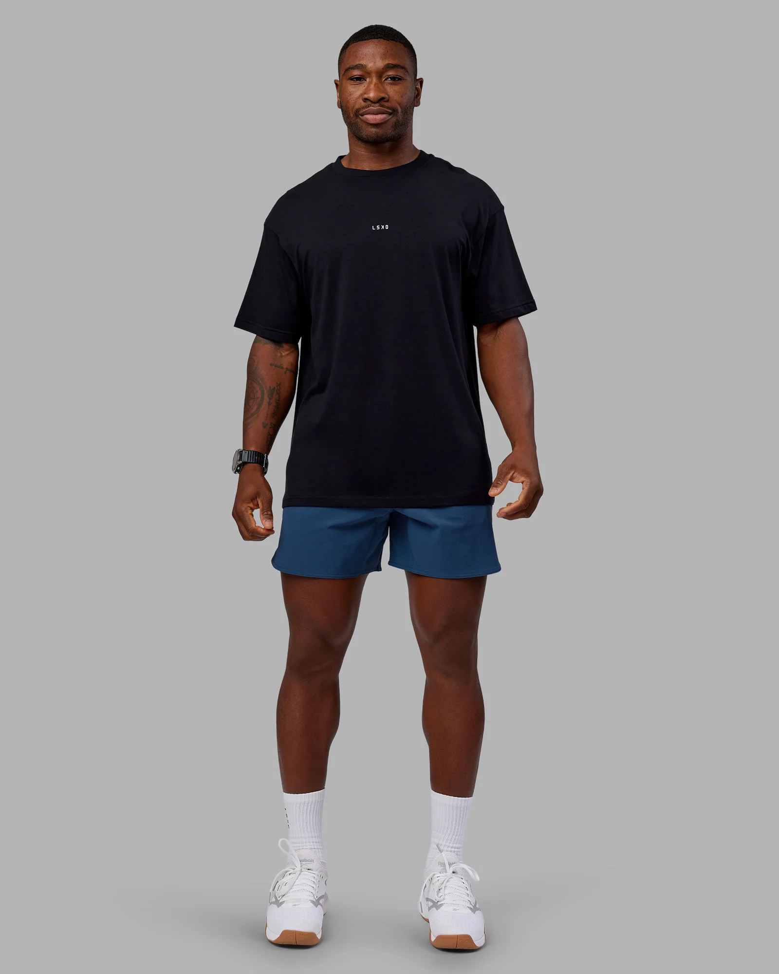 Base FLXCotton Tee Oversized - Black