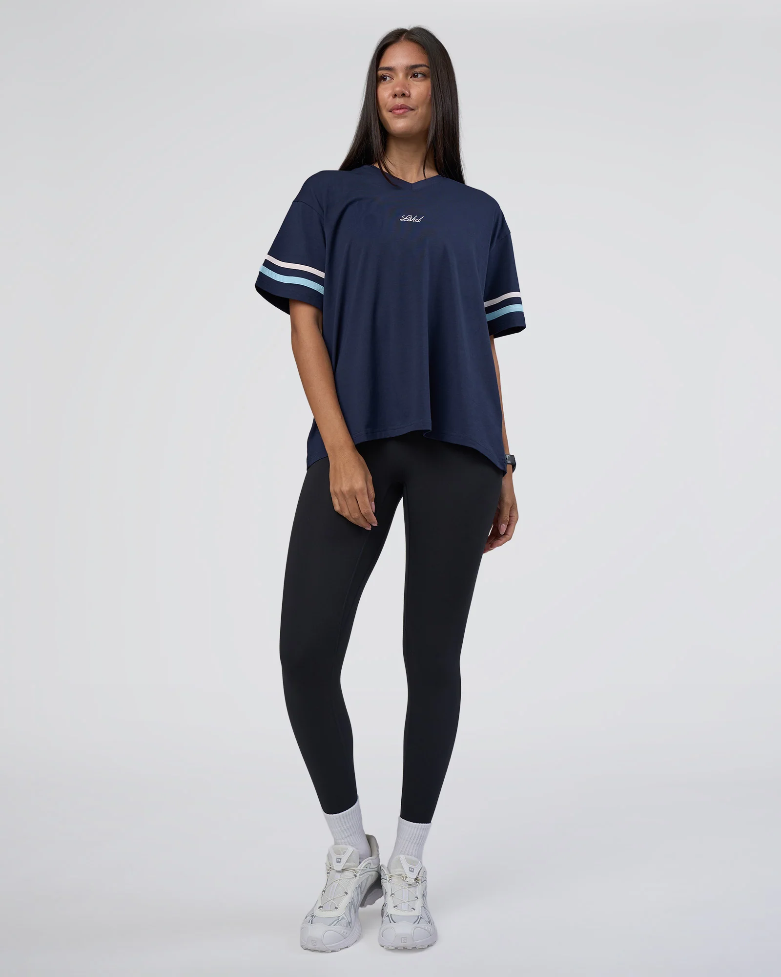 Victory FLXCotton Oversized Tee - Future Navy-Glacial Blue