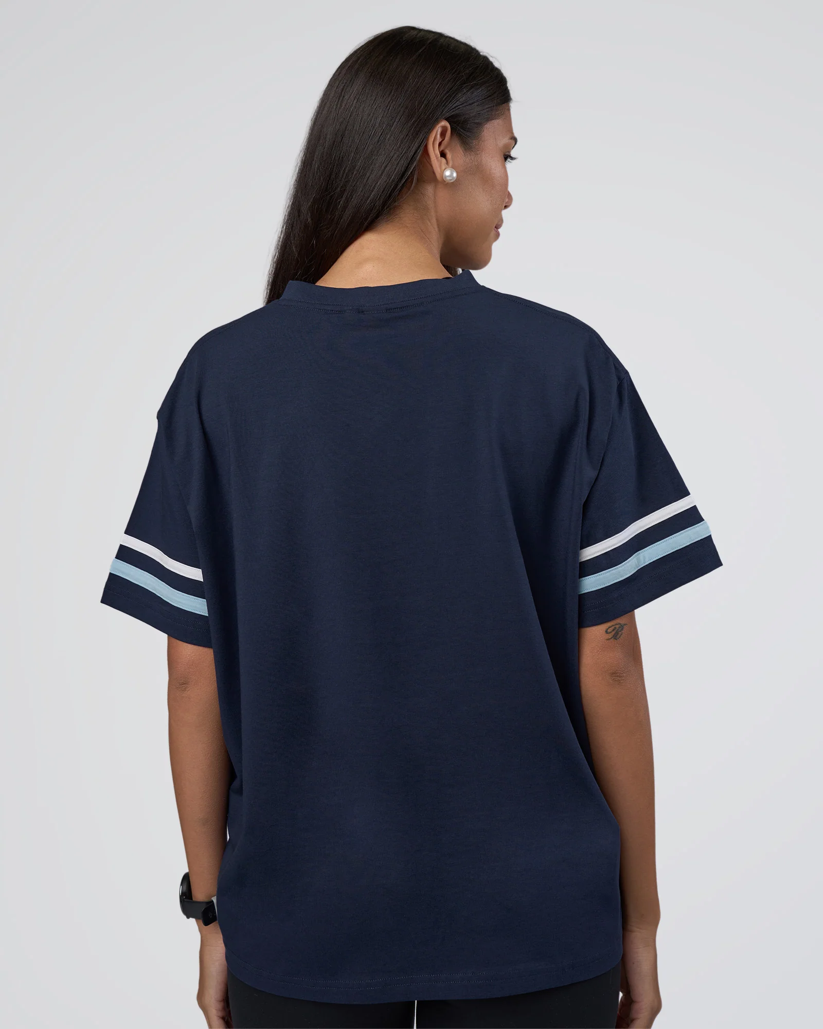 Victory FLXCotton Oversized Tee - Future Navy-Glacial Blue