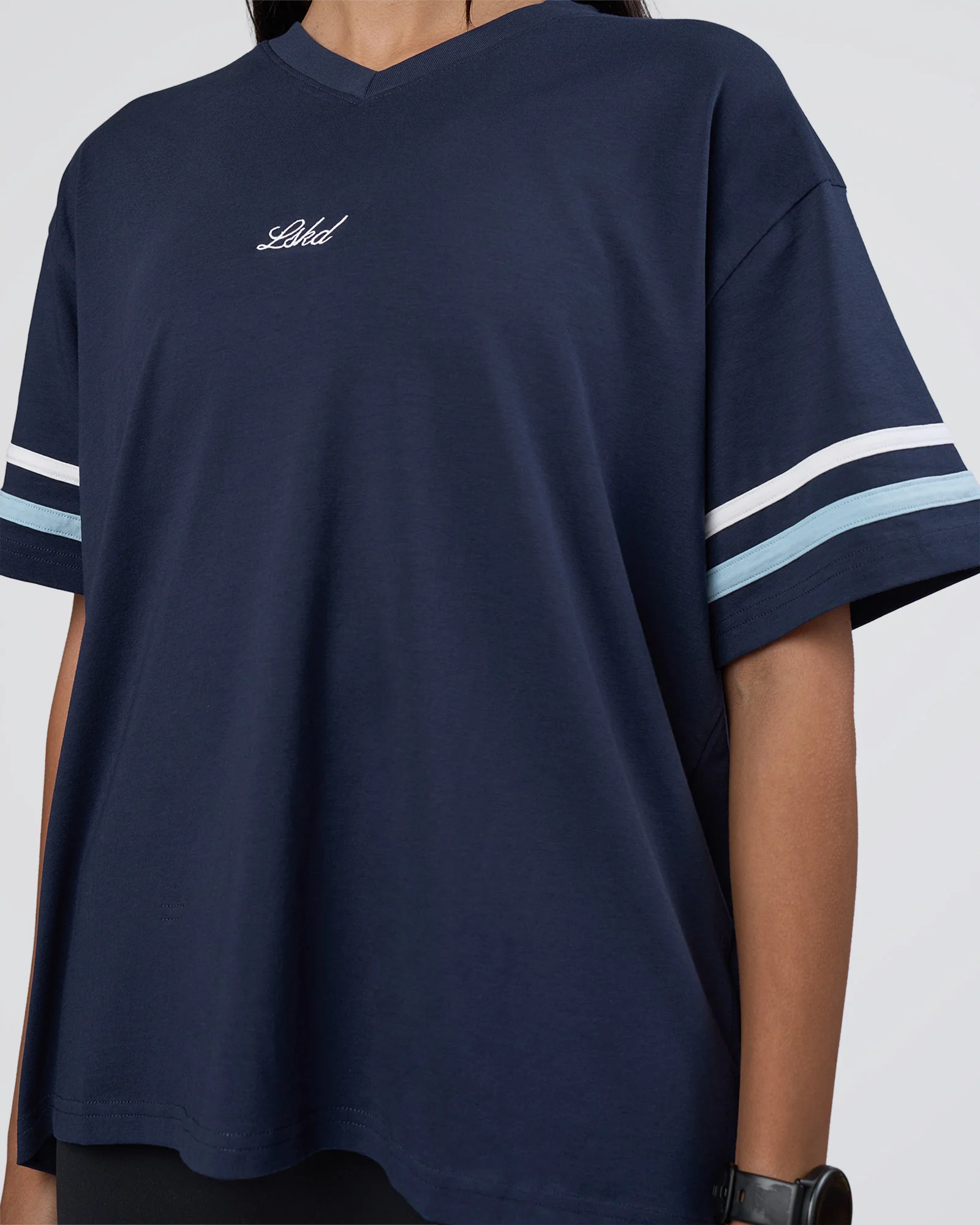 Victory FLXCotton Oversized Tee - Future Navy-Glacial Blue