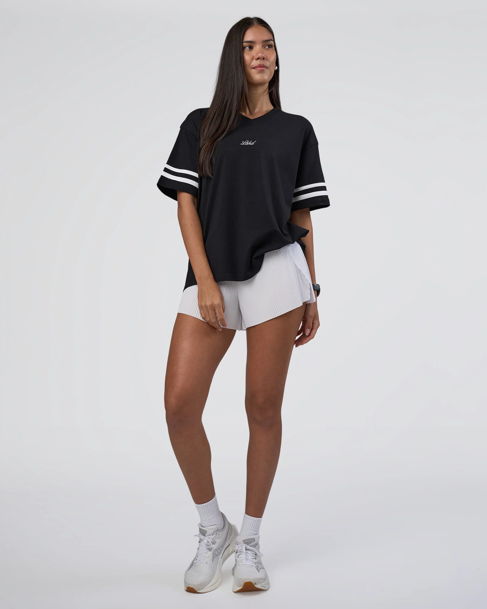 Victory FLXCotton Oversized Tee - Black-White