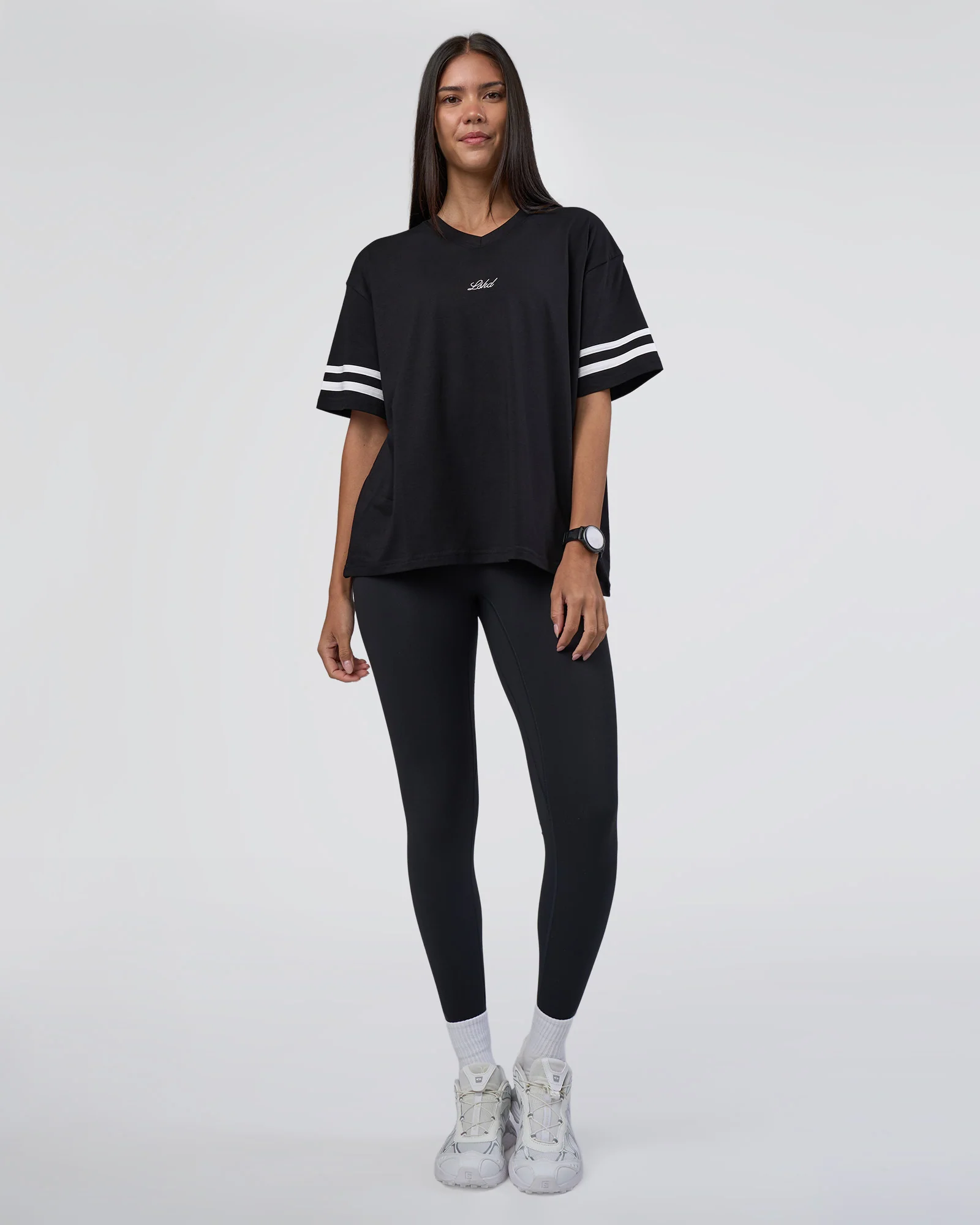 Victory FLXCotton Oversized Tee - Black-White 5 Victory FLXCotton Oversized Tee - Black-White