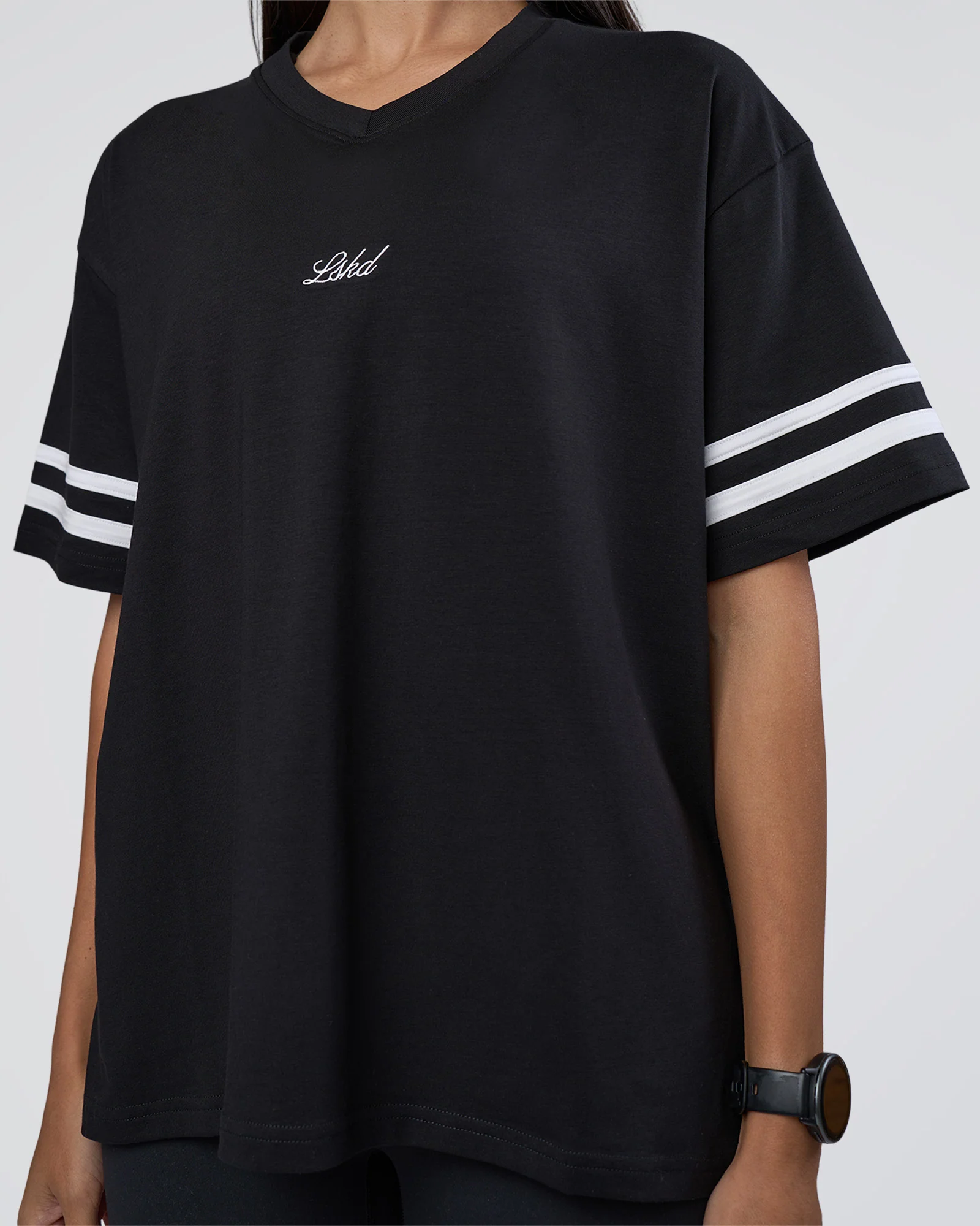 Victory FLXCotton Oversized Tee - Black-White 6 Victory FLXCotton Oversized Tee - Black-White
