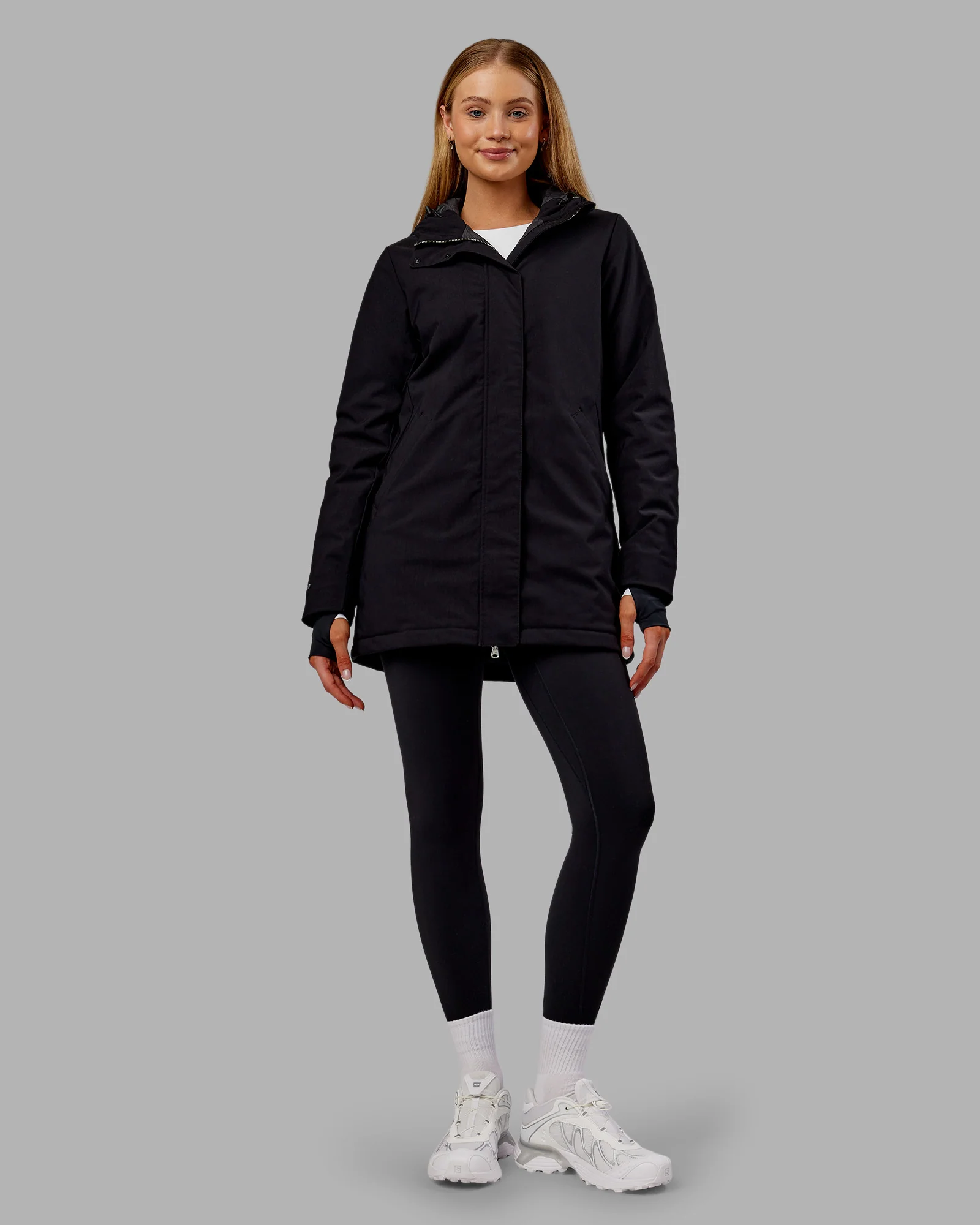 Auxiliary 2.0 Longline Jacket - Black