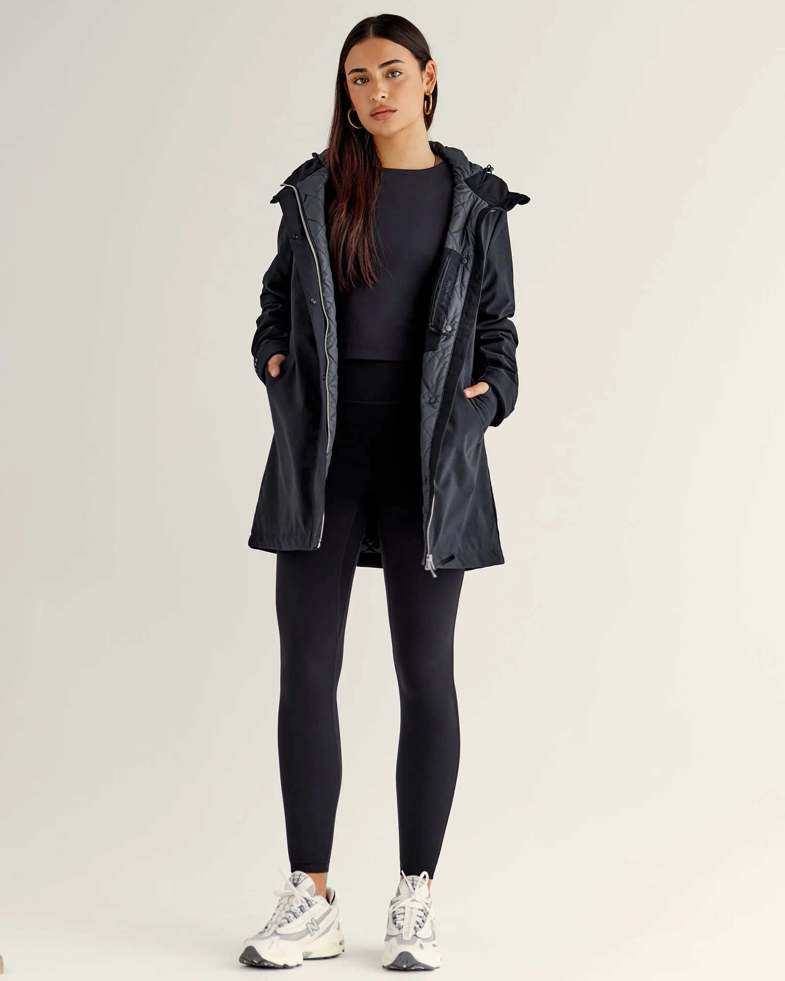 Auxiliary 2.0 Longline Jacket - Black 4 Auxiliary 2.0 Longline Jacket - Black