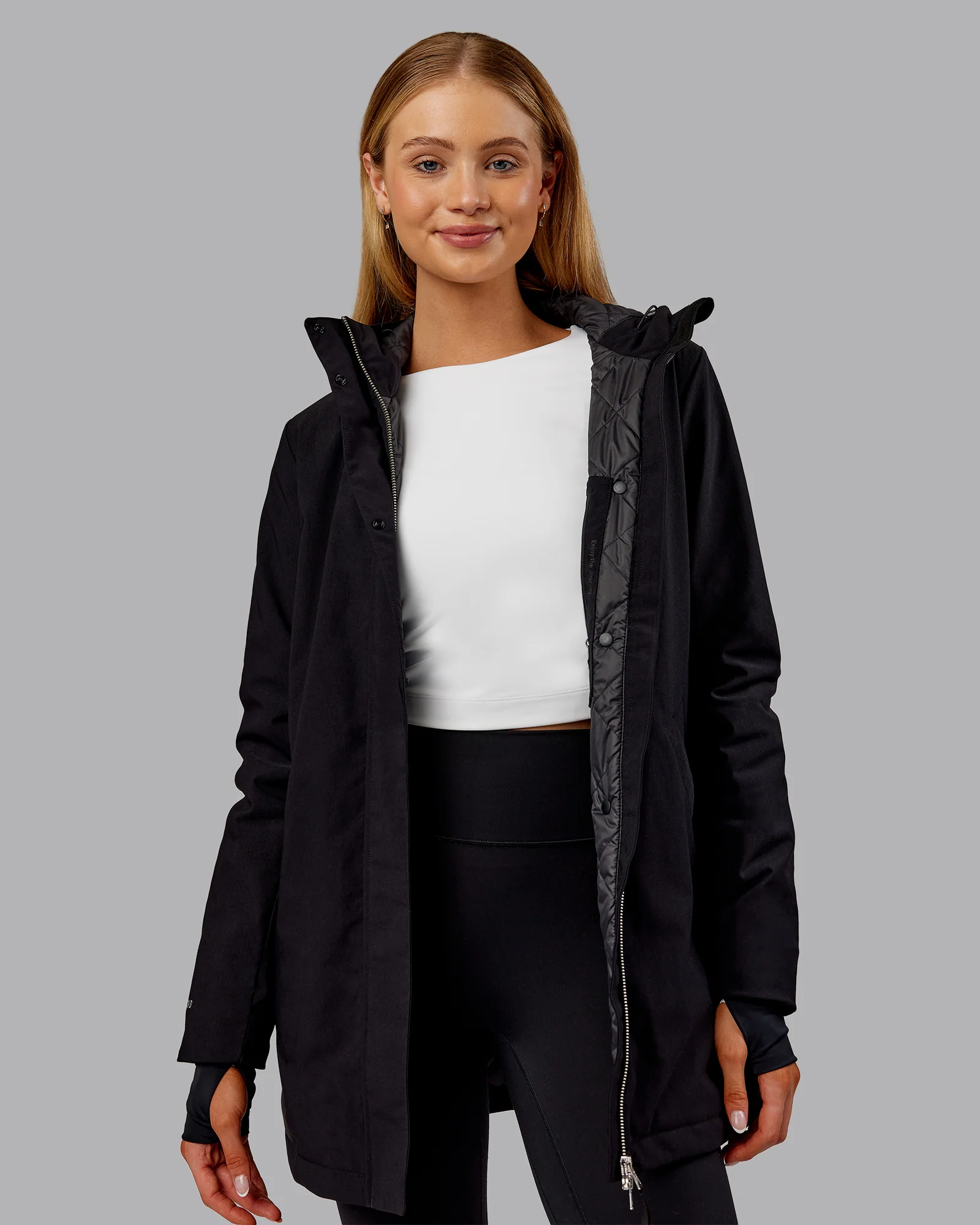 Auxiliary 2.0 Longline Jacket - Black 8 Auxiliary 2.0 Longline Jacket - Black
