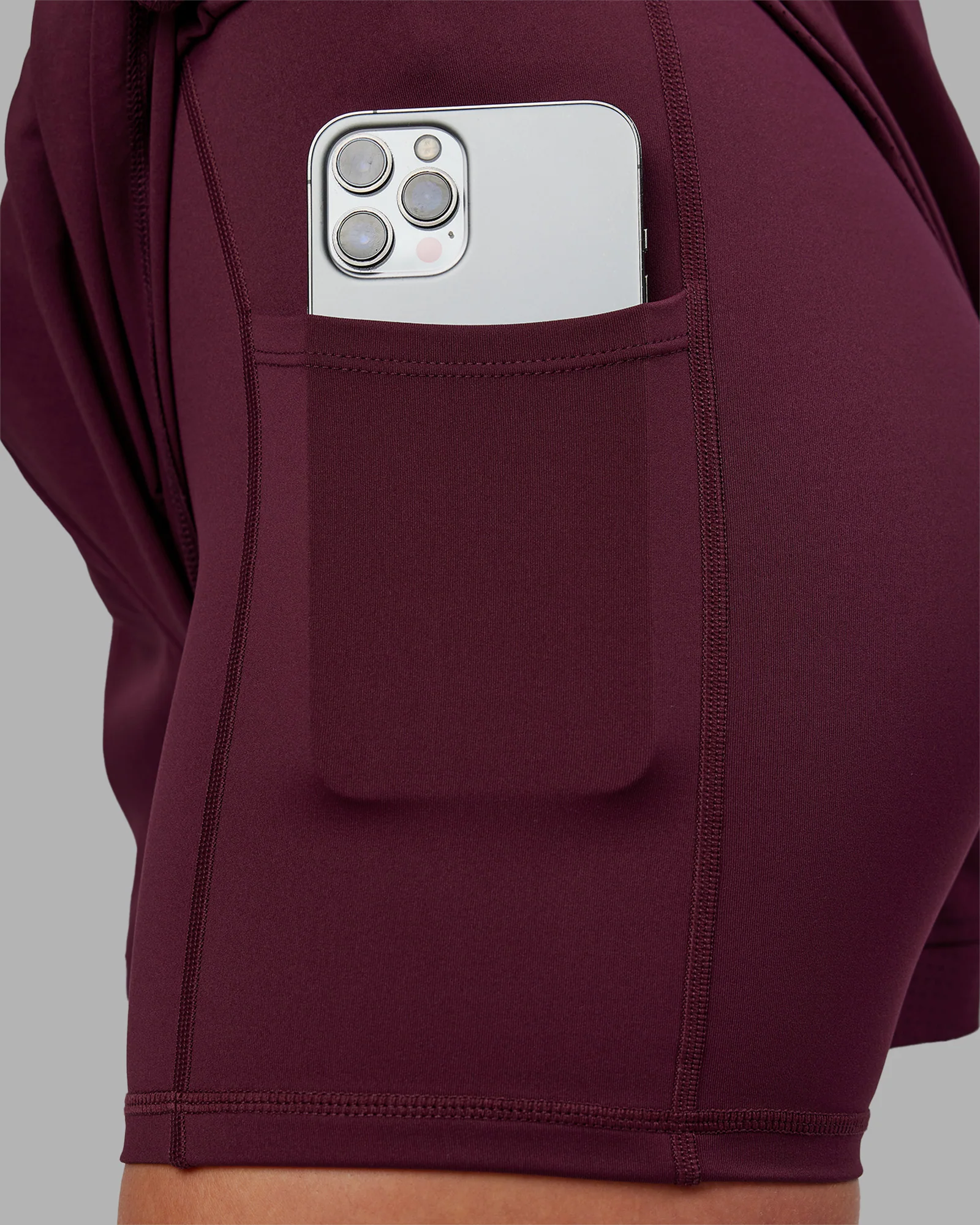 Challenger 3" Lined Performance Short - Cherry Lacquer 6 Challenger 3" Lined Performance Short - Cherry Lacquer