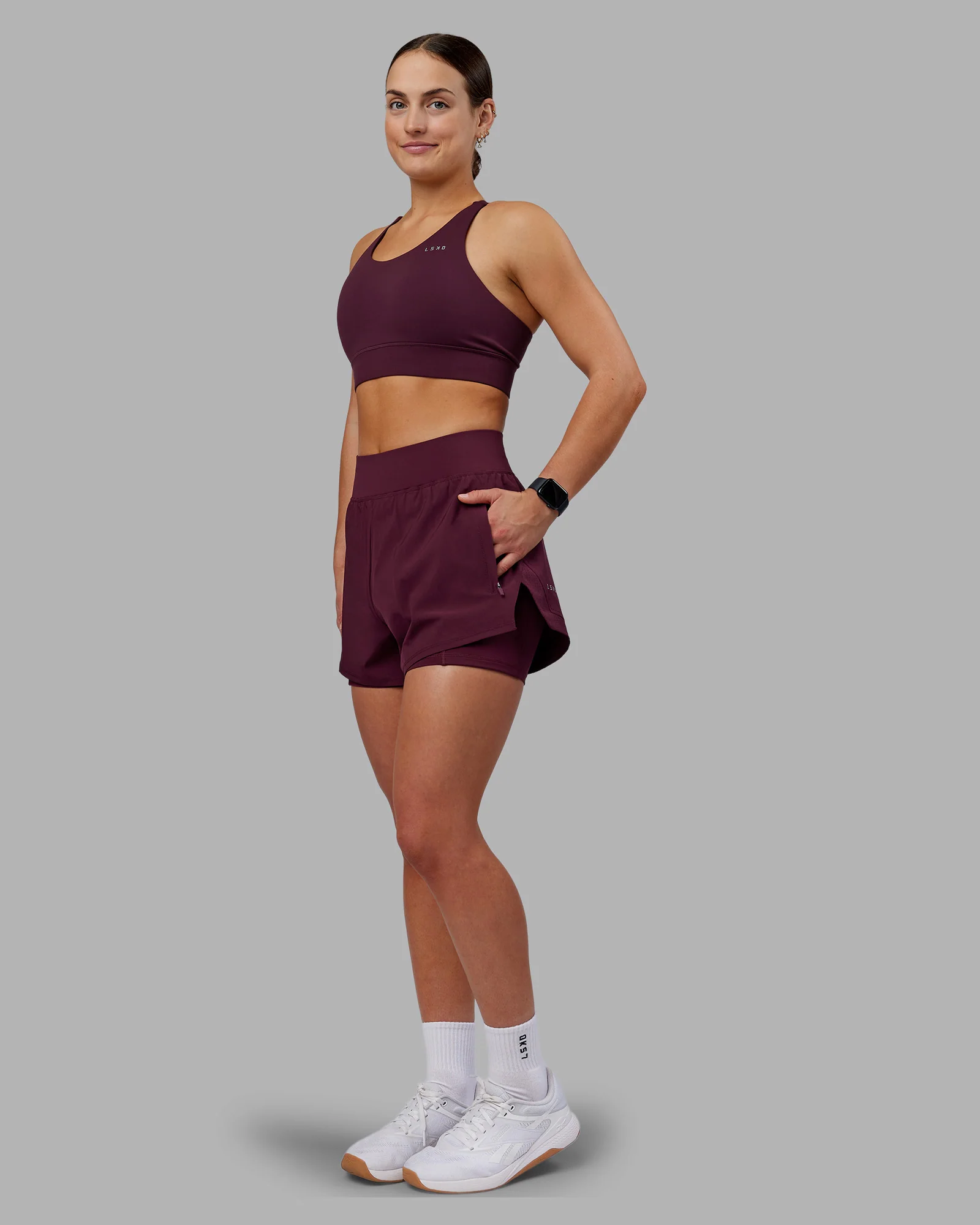 Challenger 3" Lined Performance Short - Cherry Lacquer 7 Challenger 3" Lined Performance Short - Cherry Lacquer