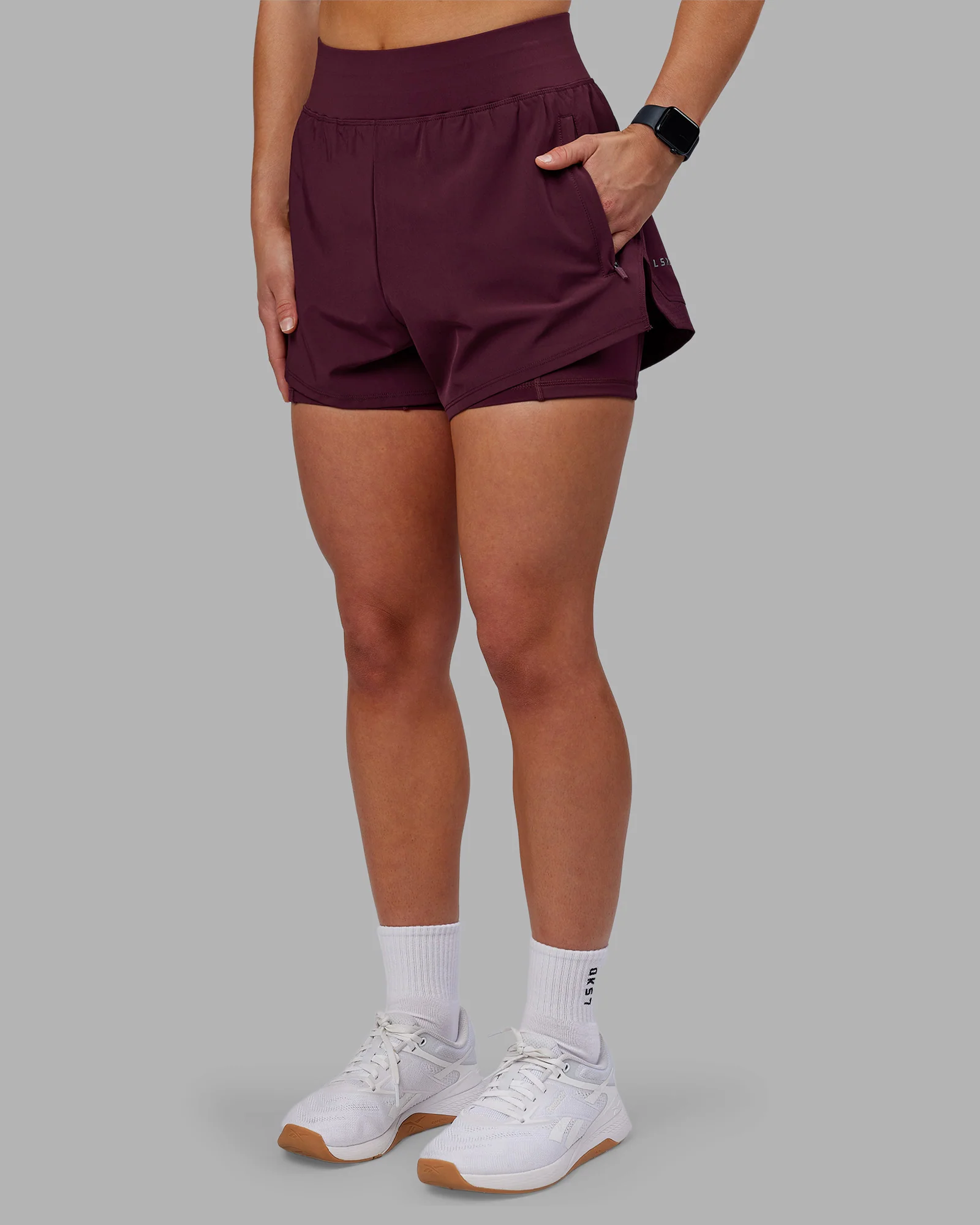 Challenger 3" Lined Performance Short - Cherry Lacquer 8 Challenger 3" Lined Performance Short - Cherry Lacquer