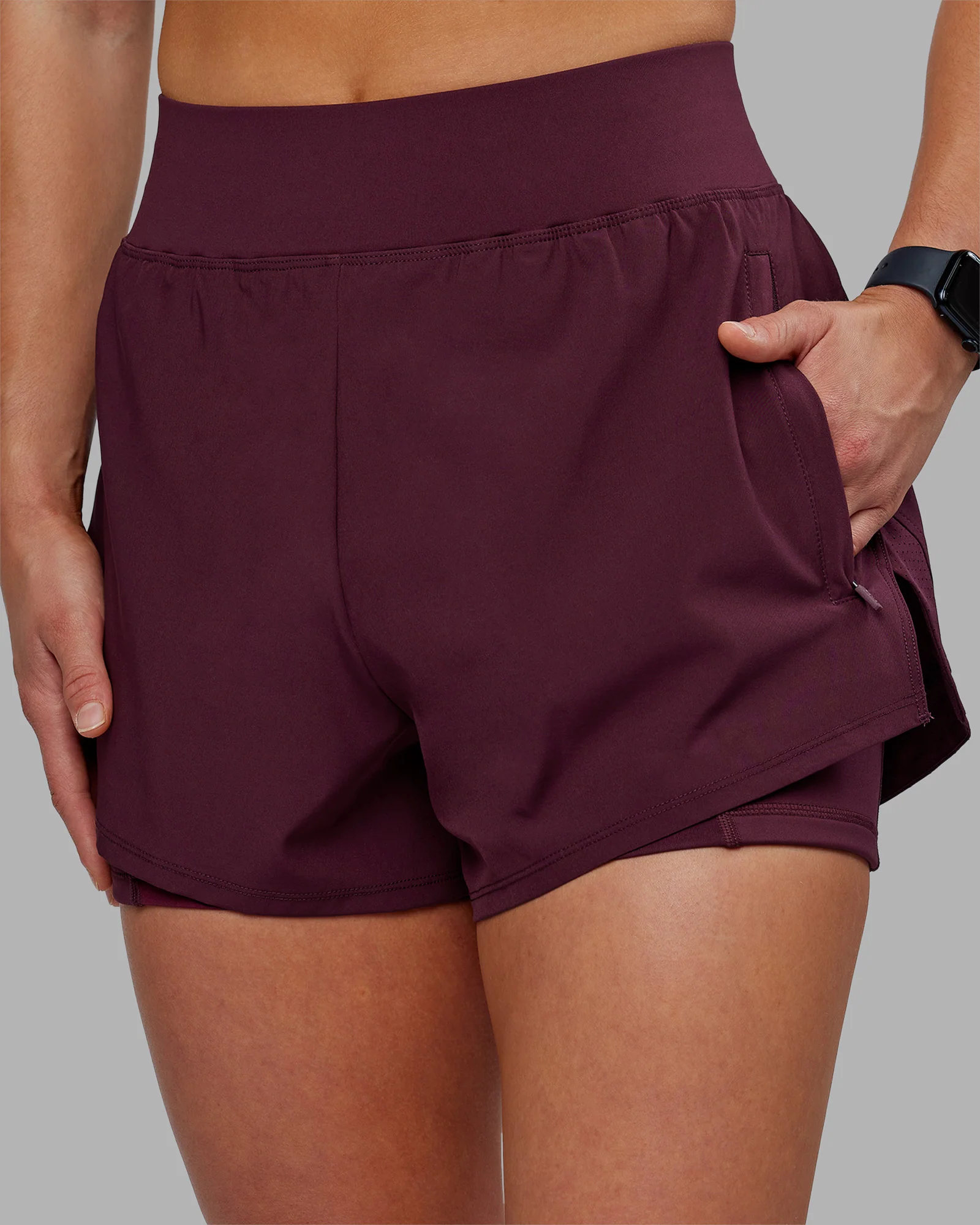 Challenger 3" Lined Performance Short - Cherry Lacquer 9 Challenger 3" Lined Performance Short - Cherry Lacquer