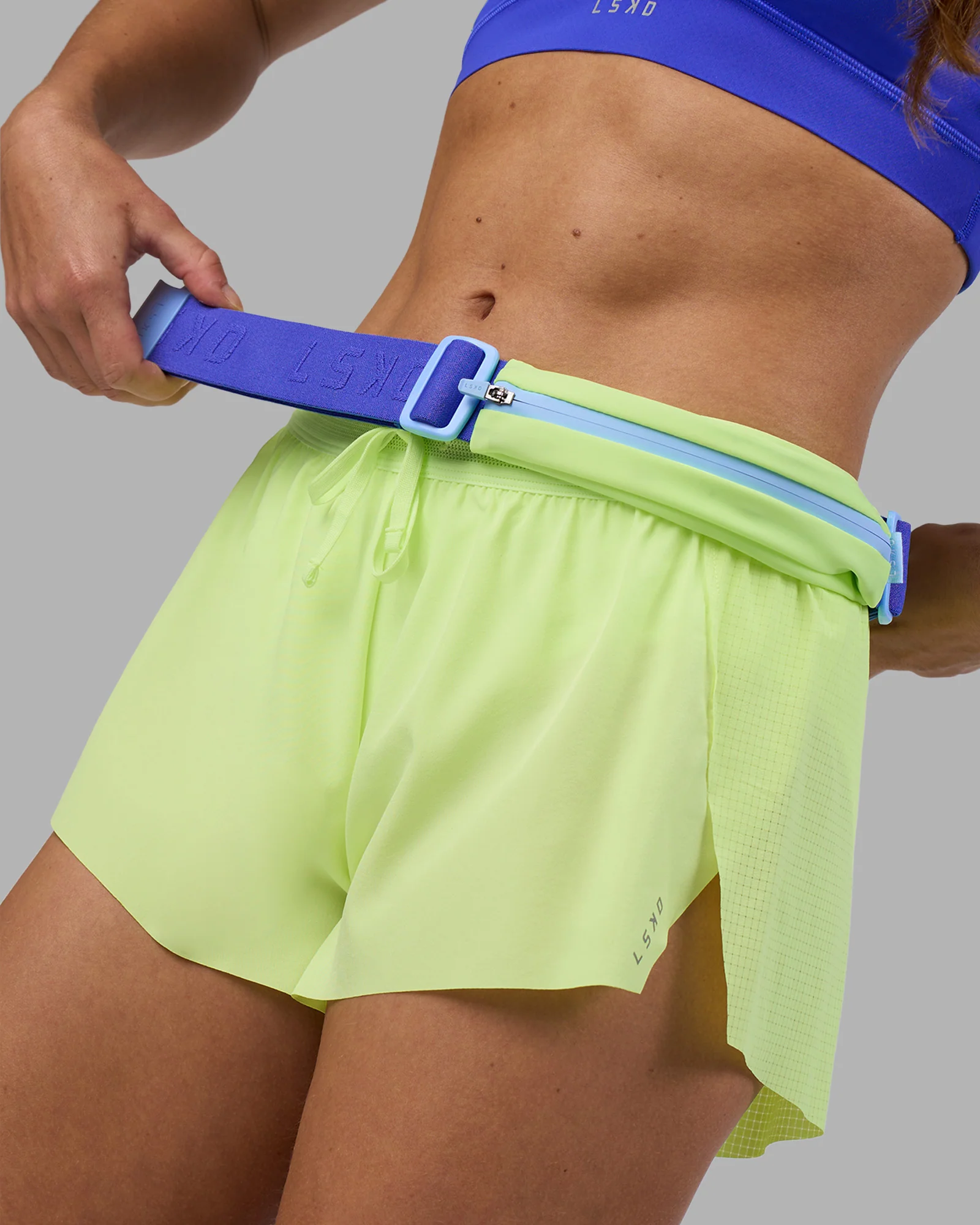 Accelerate 3" Running Short - Lime Glo