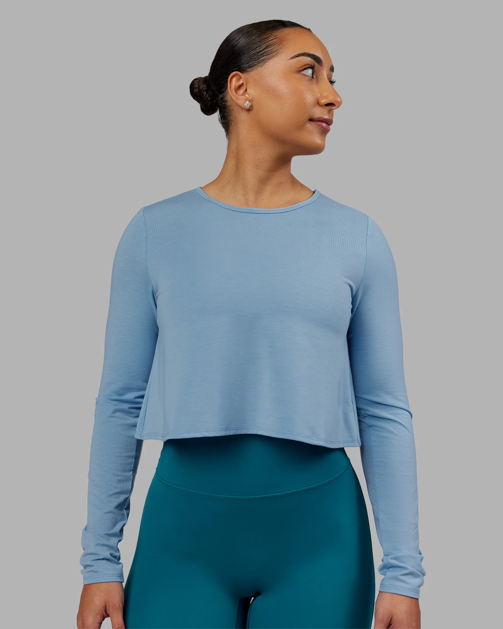 Breeze Long Sleeve Training Tee - Glacier Lake 3 Breeze Long Sleeve Training Tee - Glacier Lake