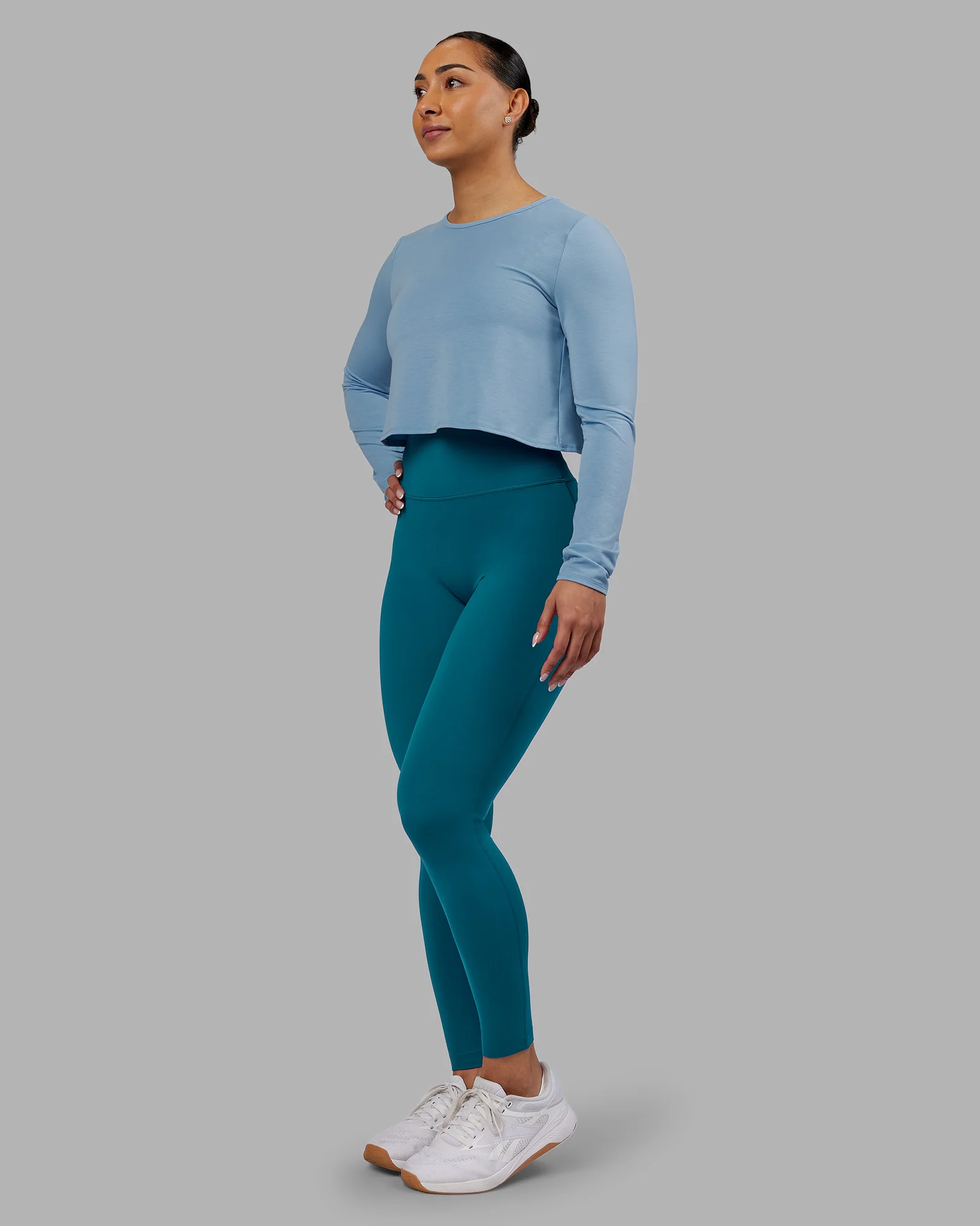 Breeze Long Sleeve Training Tee - Glacier Lake 5 Breeze Long Sleeve Training Tee - Glacier Lake