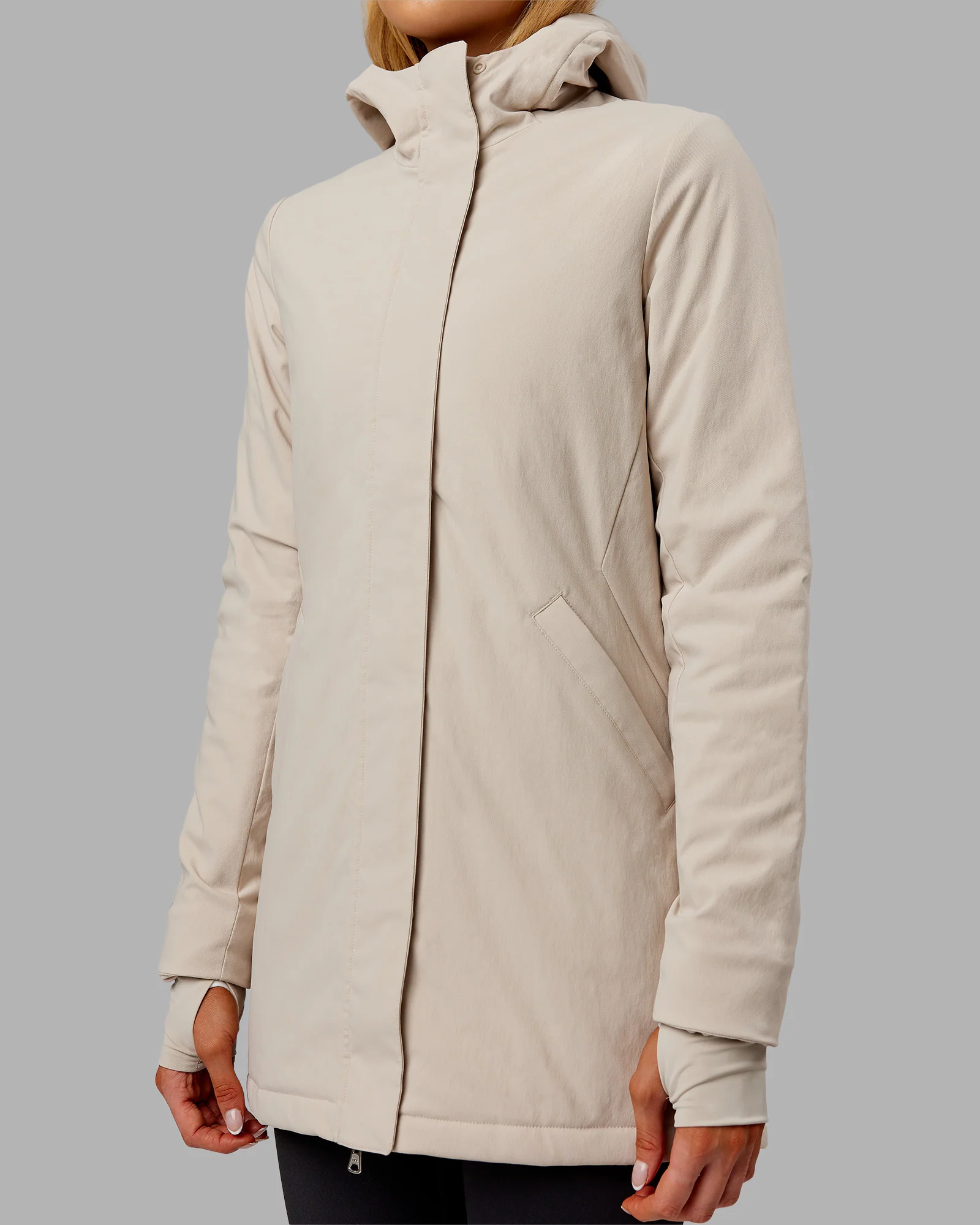 Auxiliary 2.0 Longline Jacket - Shale Beige