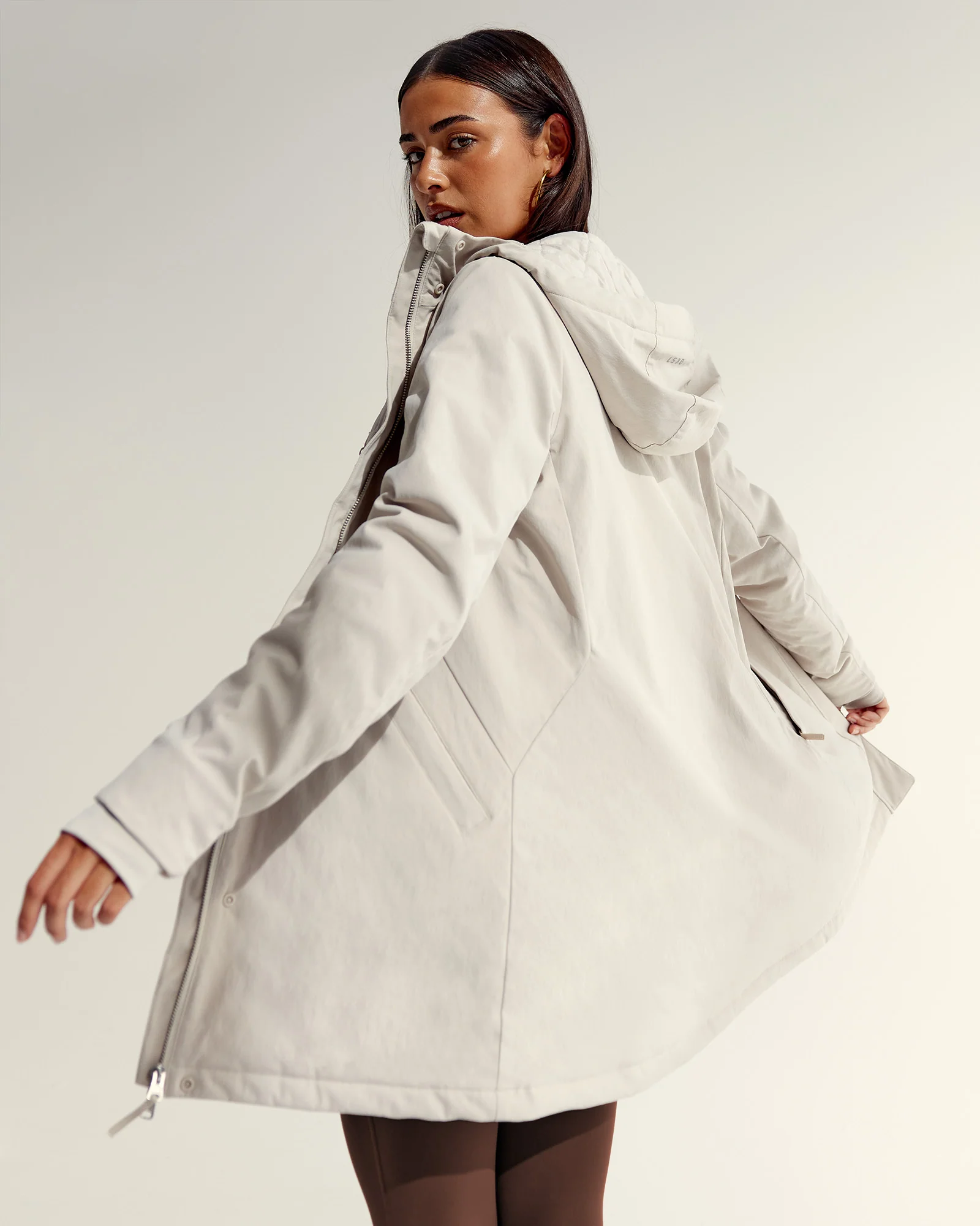 Auxiliary 2.0 Longline Jacket - Shale Beige