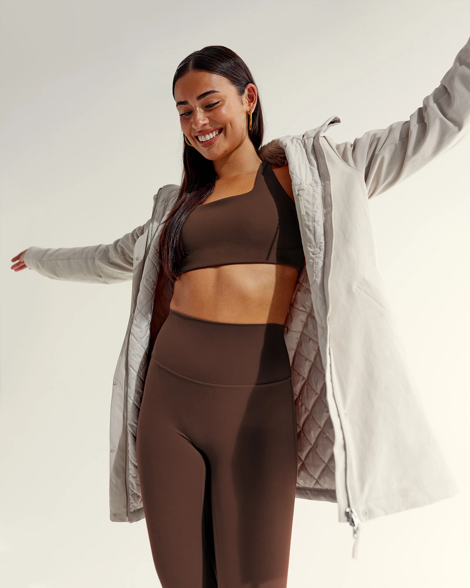 Auxiliary 2.0 Longline Jacket - Shale Beige