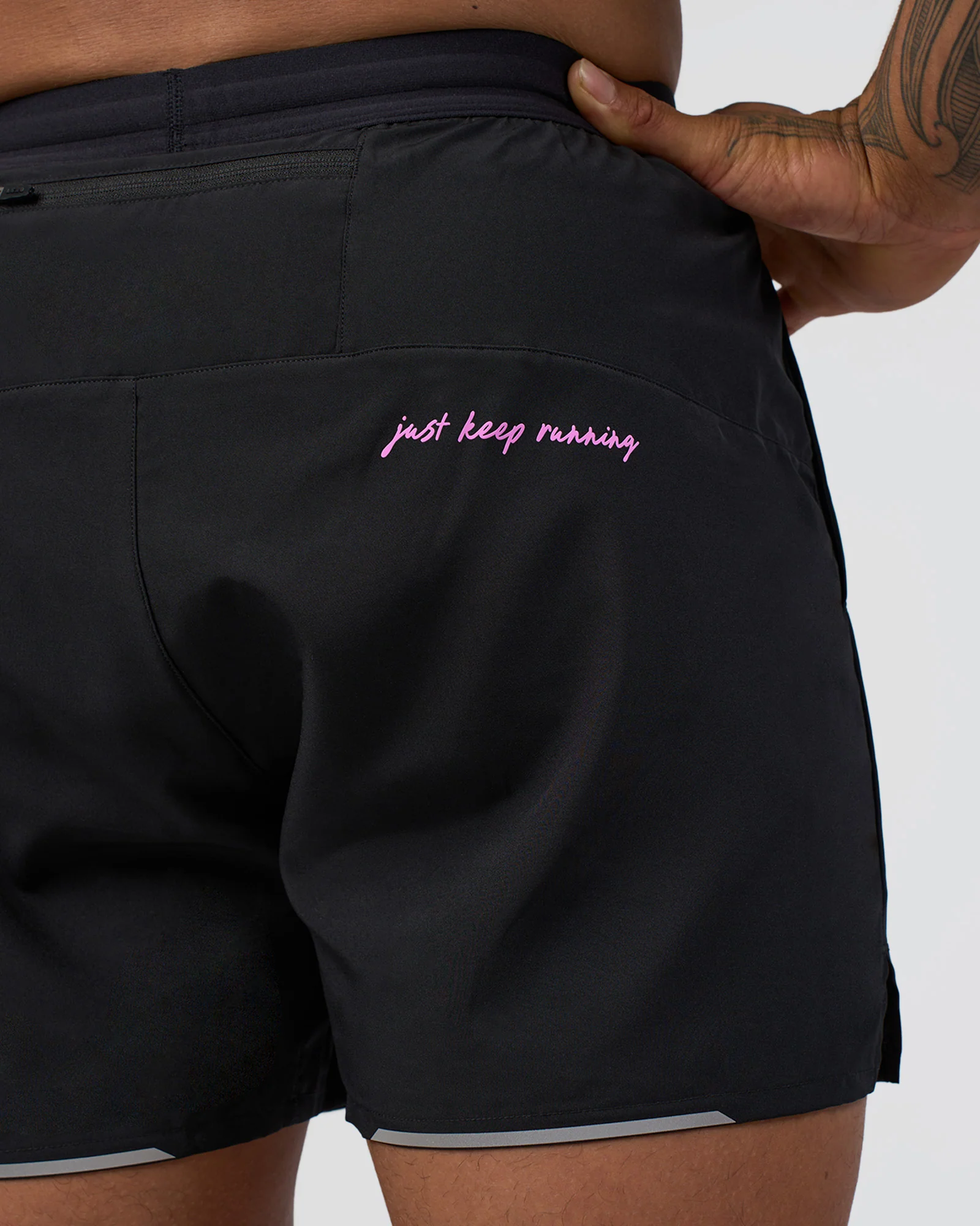 Pace 5" Lined Running Short - Black-Ultra Fuchsia 9 Pace 5" Lined Running Short - Black-Ultra Fuchsia