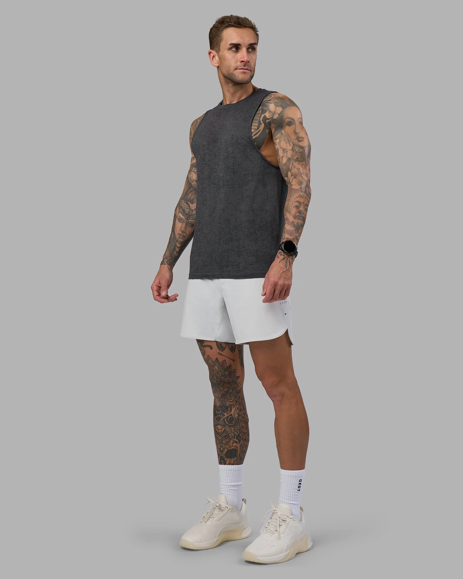 AeroFLX+ Seamless Muscle Tank - Black Camo-Graphite
