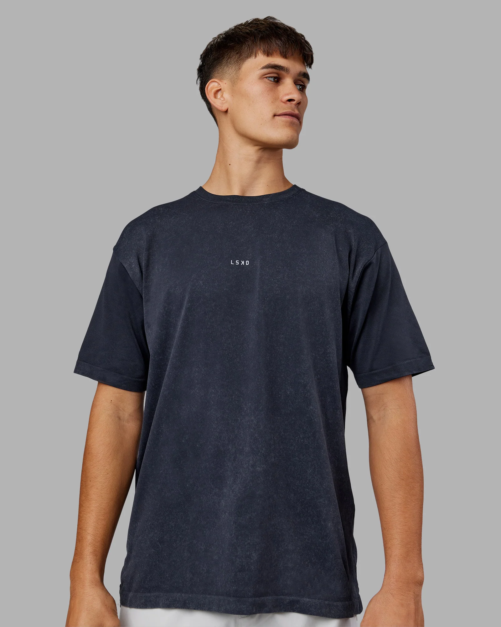 Power Oversized Tee - Pirate Black Washed