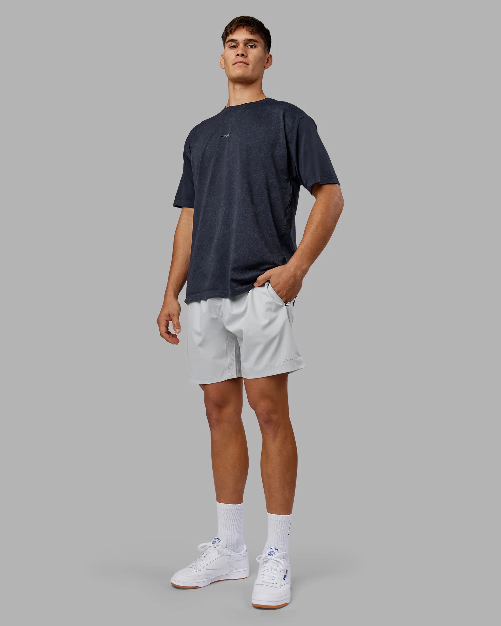 Power Oversized Tee - Pirate Black Washed