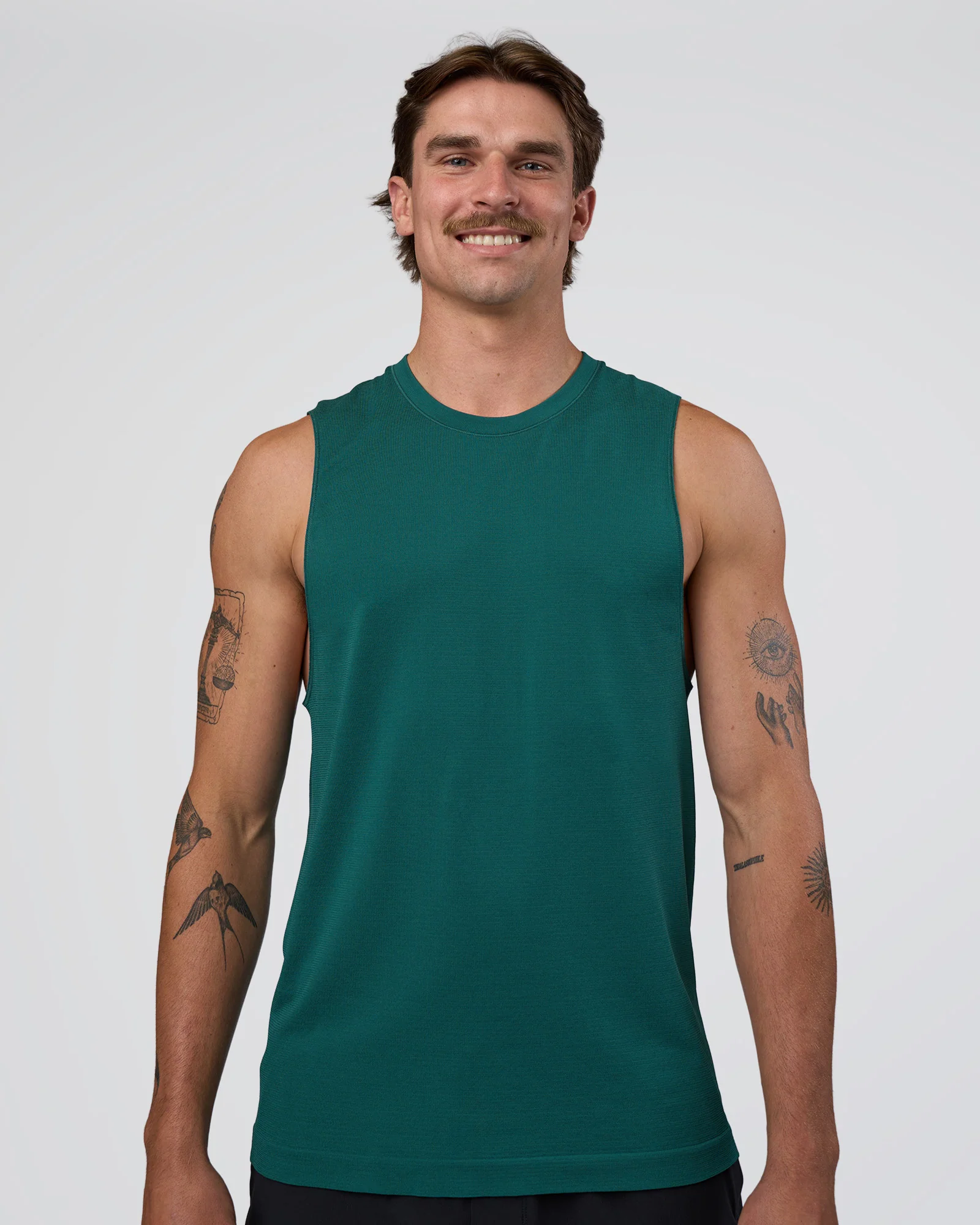 AeroFLX+ Seamless Muscle Tank - Transformative Teal/Transformative Teal