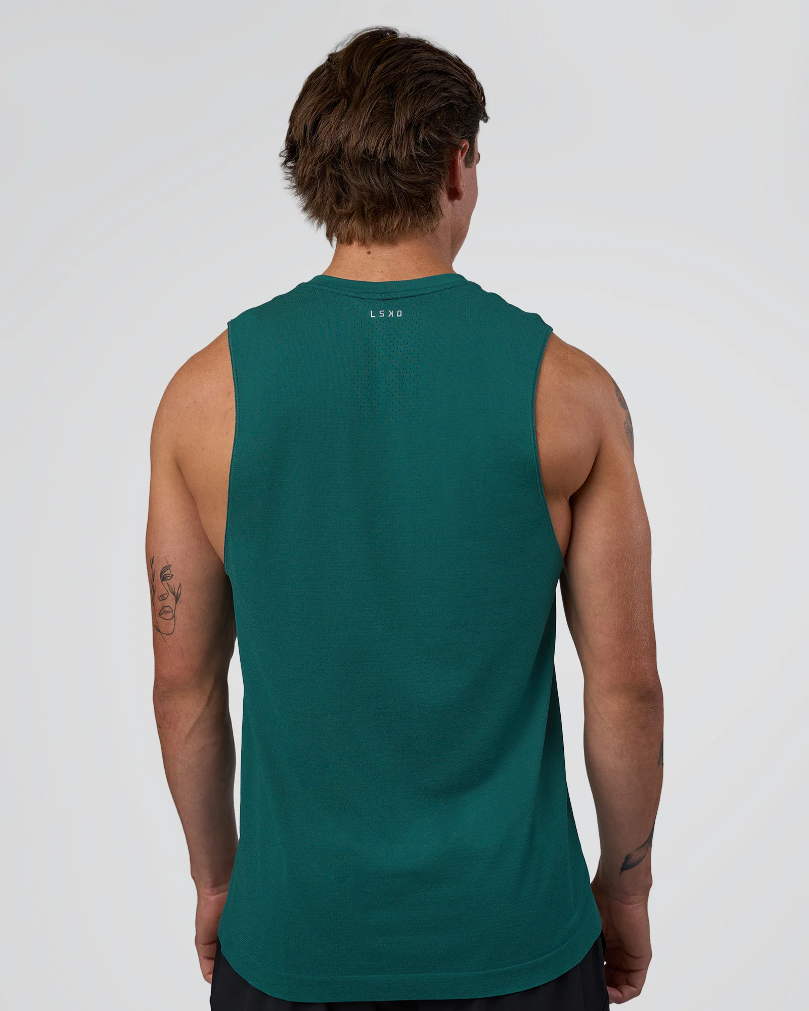 AeroFLX+ Seamless Muscle Tank - Transformative Teal/Transformative Teal 3 AeroFLX+ Seamless Muscle Tank - Transformative Teal/Transformative Teal