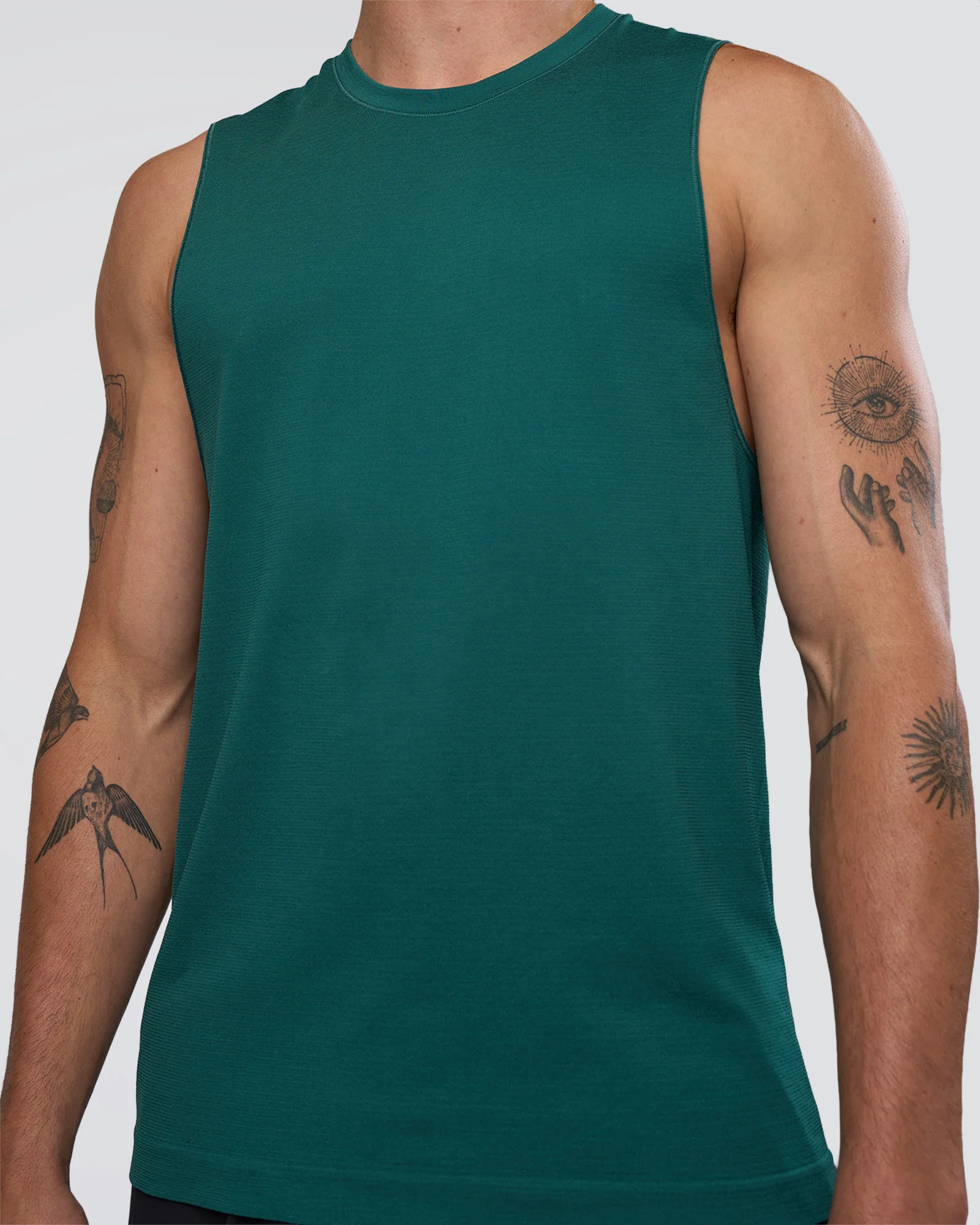 AeroFLX+ Seamless Muscle Tank - Transformative Teal/Transformative Teal 5 AeroFLX+ Seamless Muscle Tank - Transformative Teal/Transformative Teal