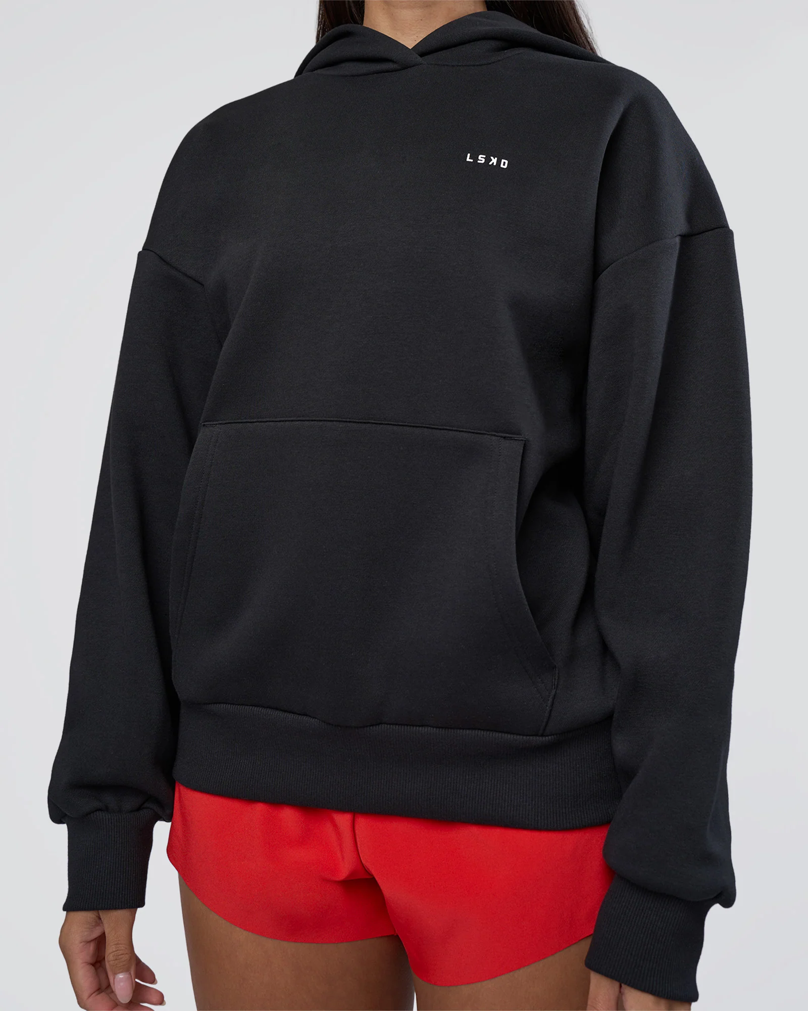 Lifting Unisex Oversized Hoodie - Black-Flame 9 Lifting Unisex Oversized Hoodie - Black-Flame