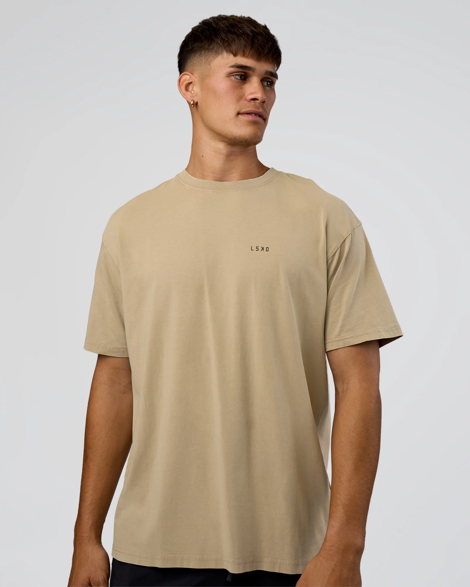 We Love This FLXCotton Oversized Tee - Greige Washed-Black 3 We Love This FLXCotton Oversized Tee - Greige Washed-Black