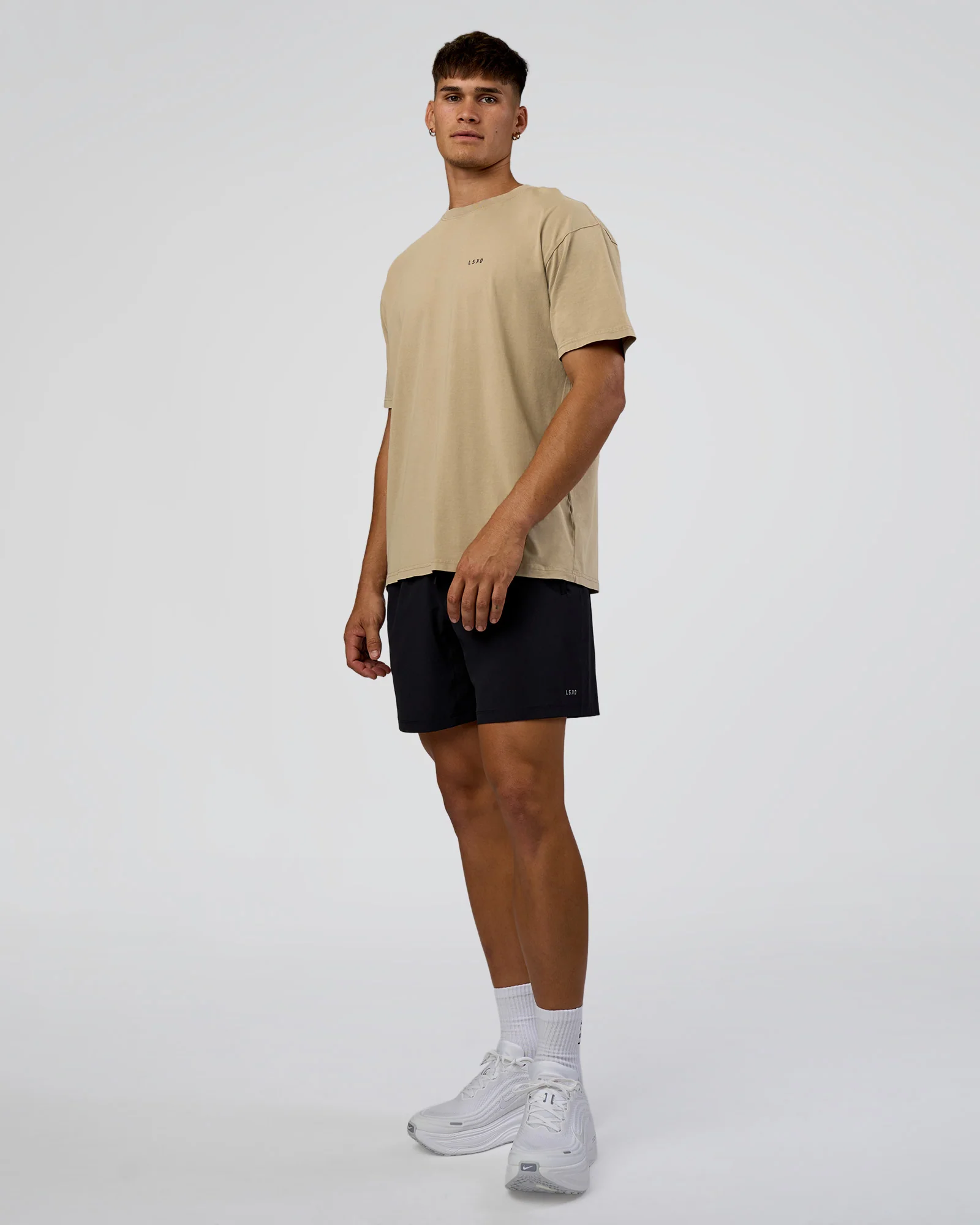 We Love This FLXCotton Oversized Tee - Greige Washed-Black 6 We Love This FLXCotton Oversized Tee - Greige Washed-Black