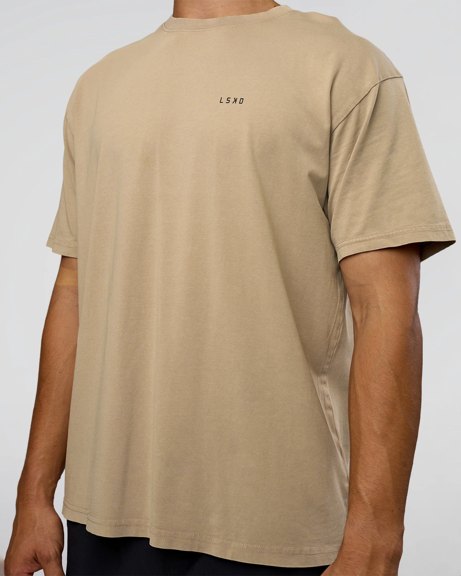 We Love This FLXCotton Oversized Tee - Greige Washed-Black 7 We Love This FLXCotton Oversized Tee - Greige Washed-Black