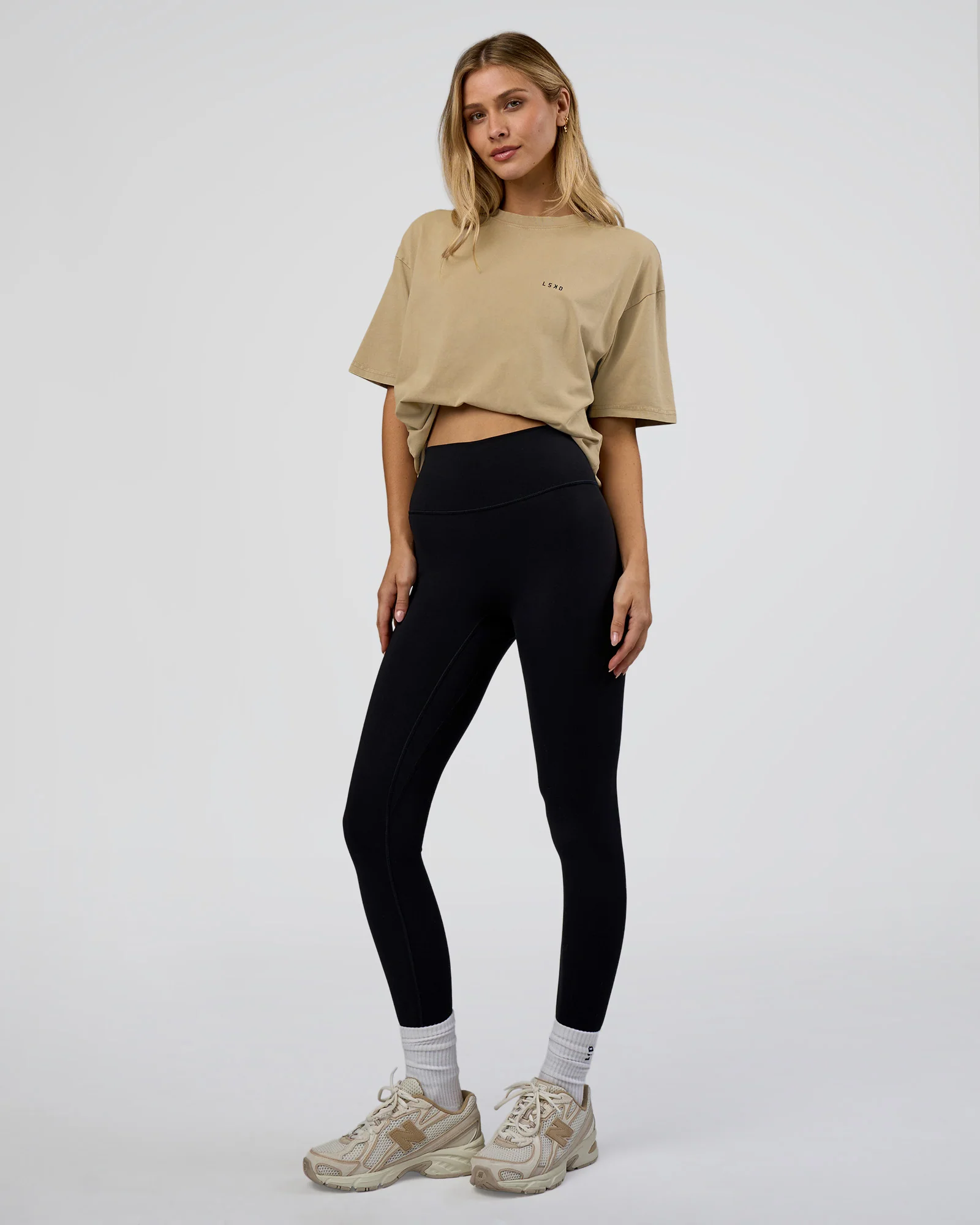 We Love This FLXCotton Oversized Tee - Greige Washed-Black 8 We Love This FLXCotton Oversized Tee - Greige Washed-Black
