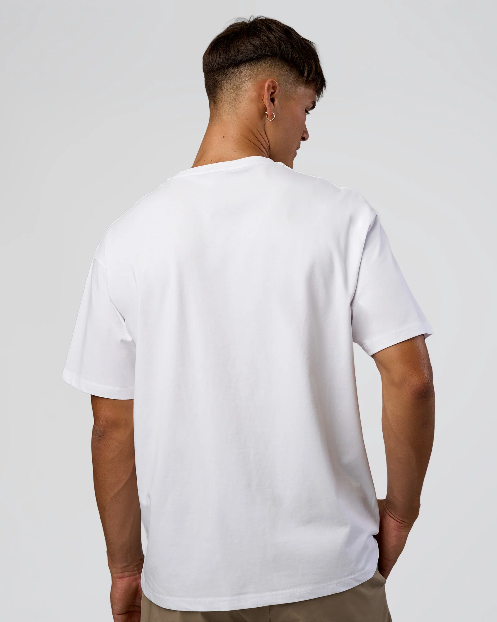 1% Better Every Day EST FLXCotton Oversized Tee - White