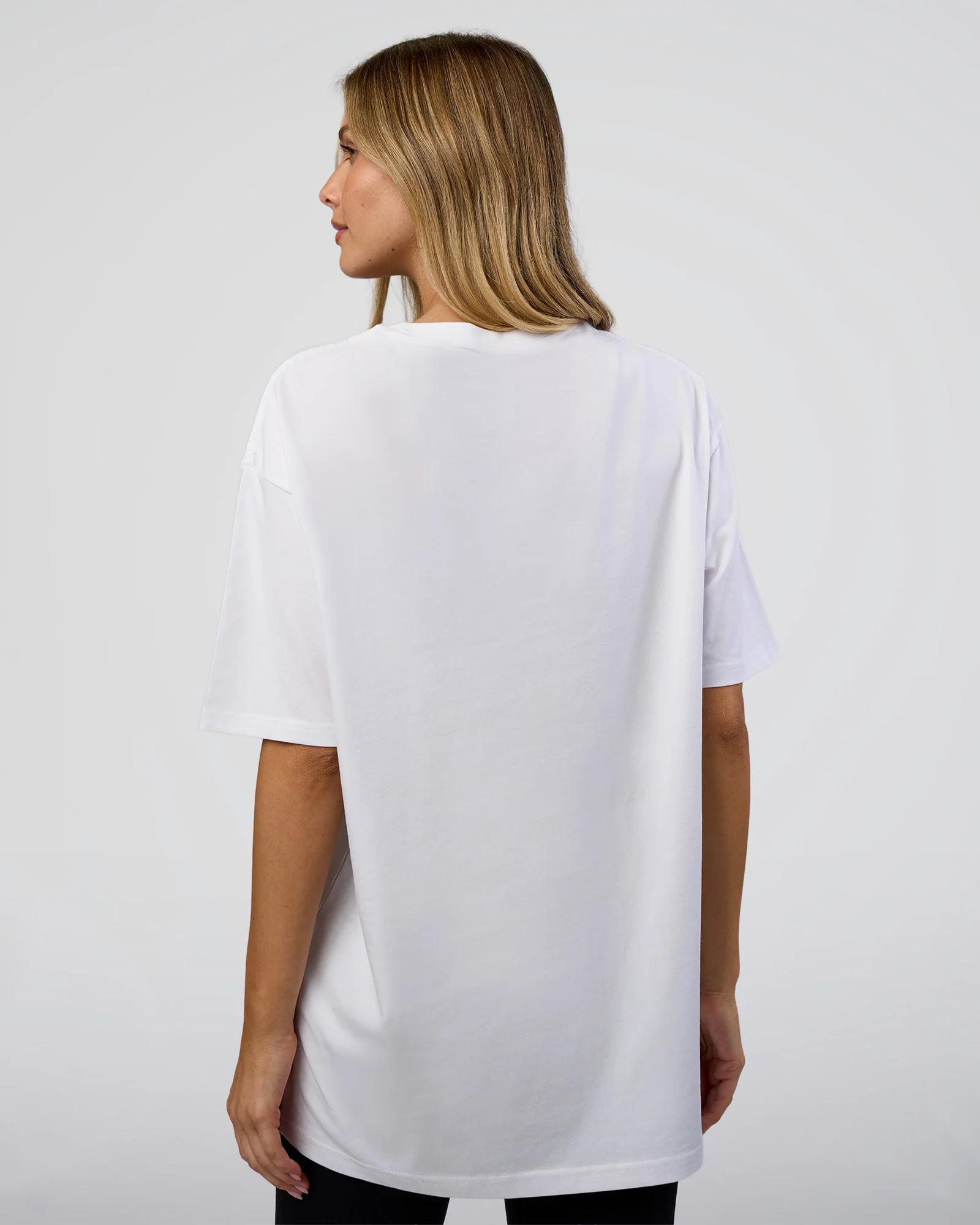 1% Better Every Day EST FLXCotton Oversized Tee - White