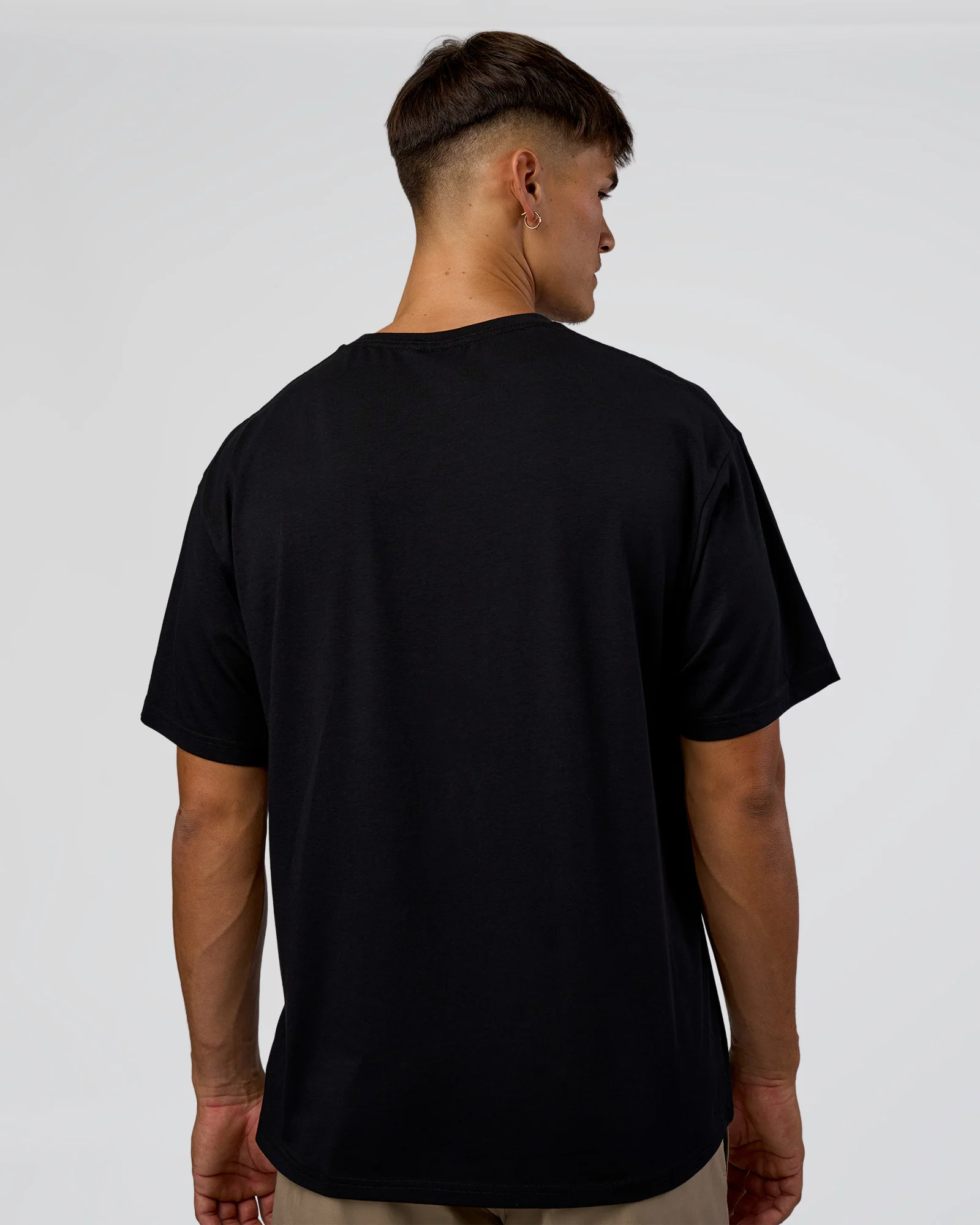 1% Better Every Day EST FLXCotton Oversized Tee - Black
