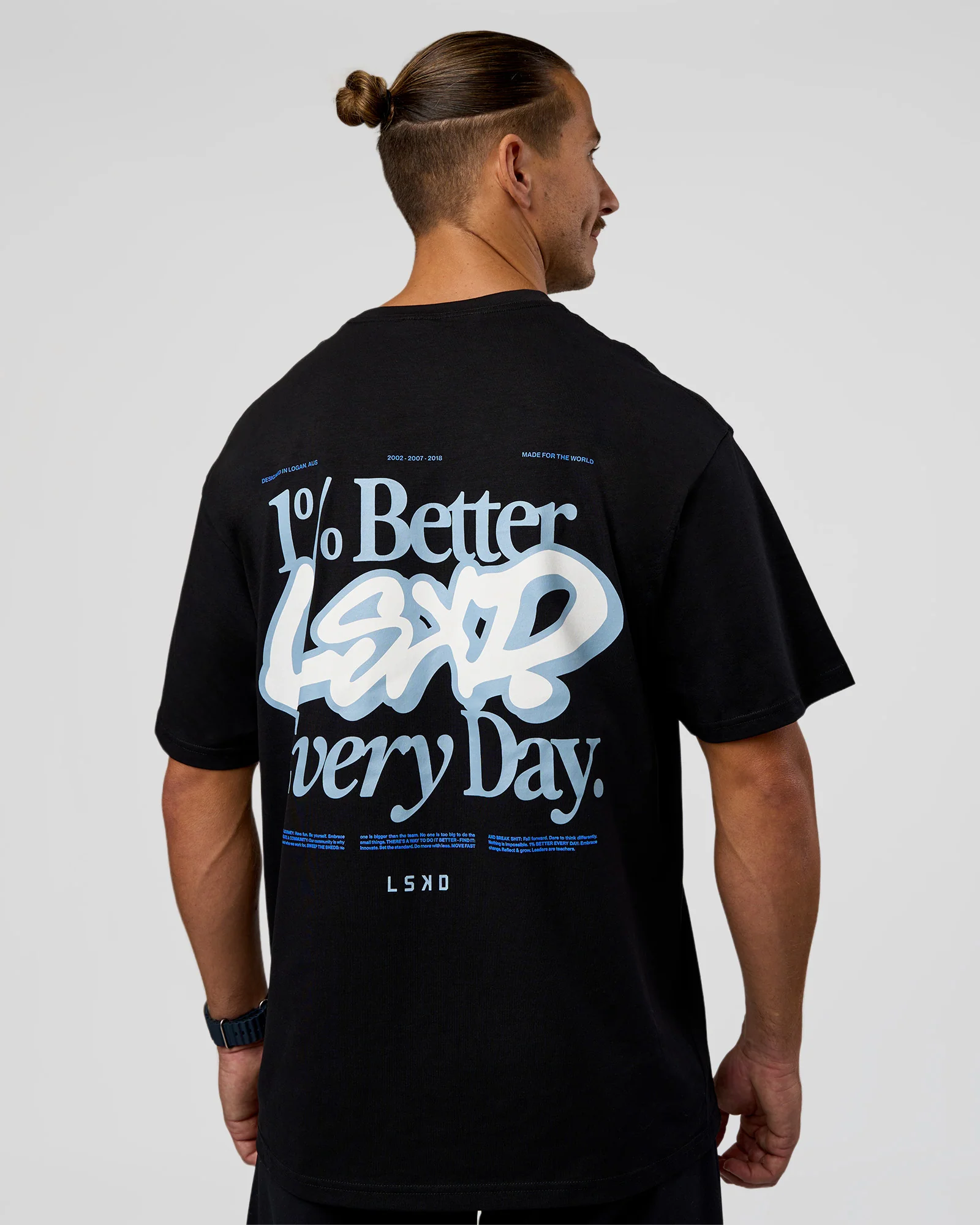 Break Through FLXCotton Oversized Tee - Black-Open Air