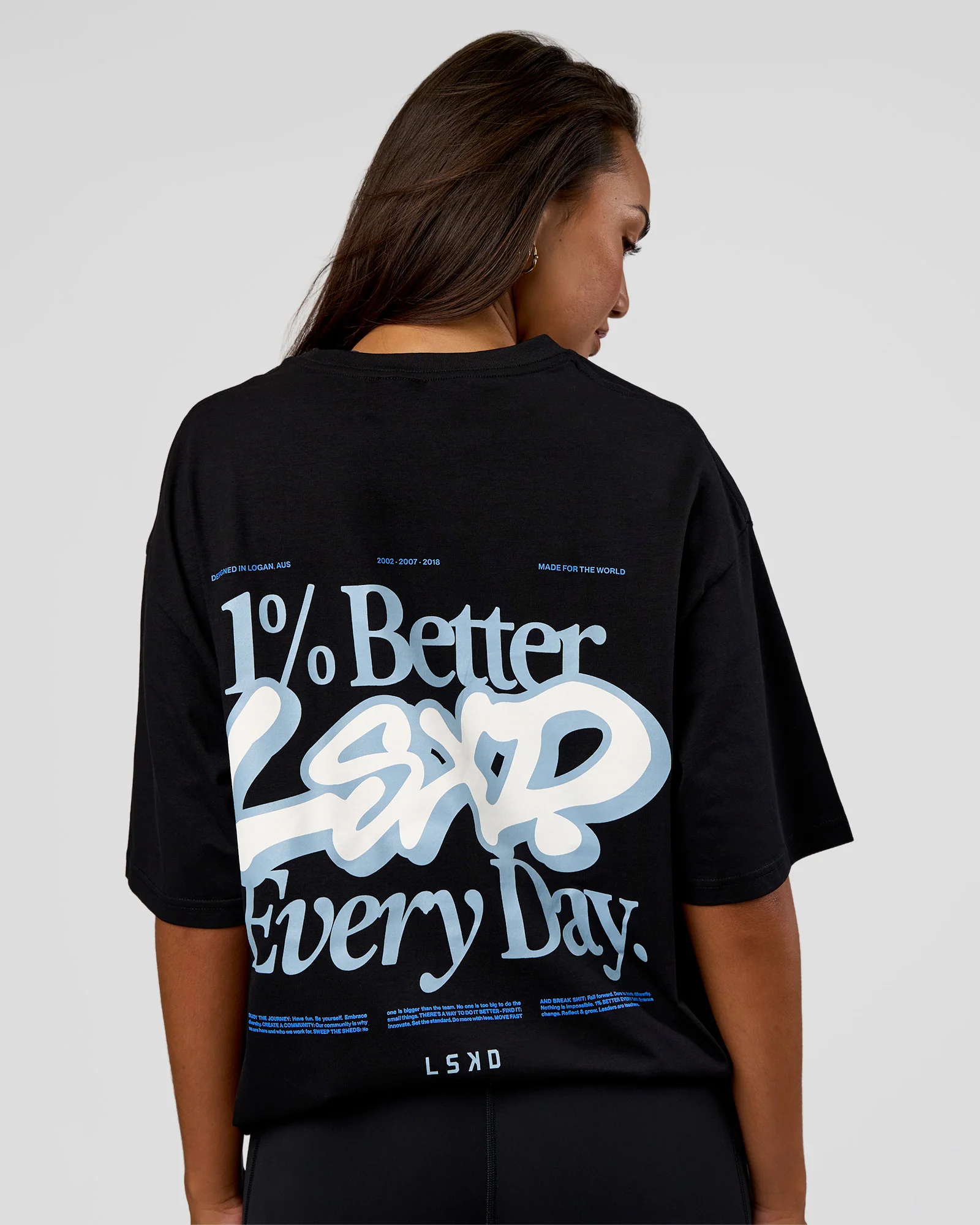 Break Through FLXCotton Oversized Tee - Black-Open Air 3 Break Through FLXCotton Oversized Tee - Black-Open Air