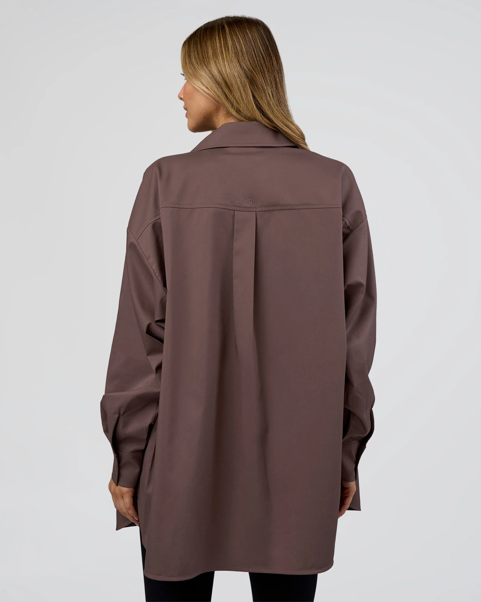 Go-To Oversized Shirt - Cocoa 11 Go-To Oversized Shirt - Cocoa