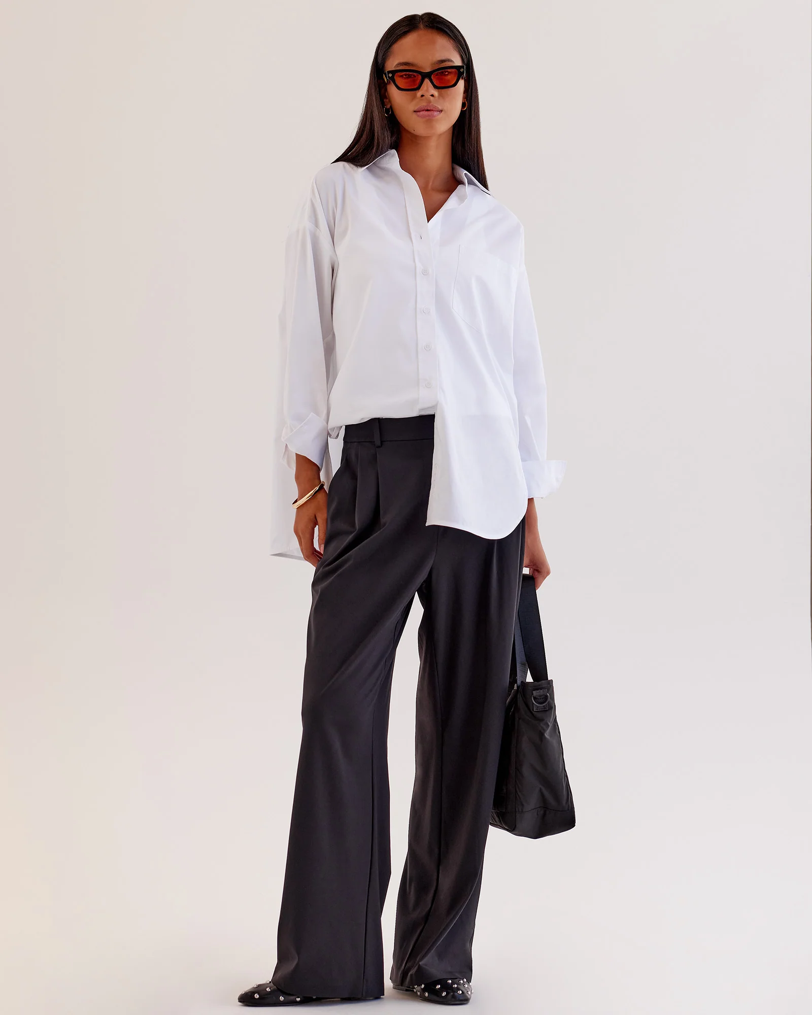 Go-To Oversized Shirt - White