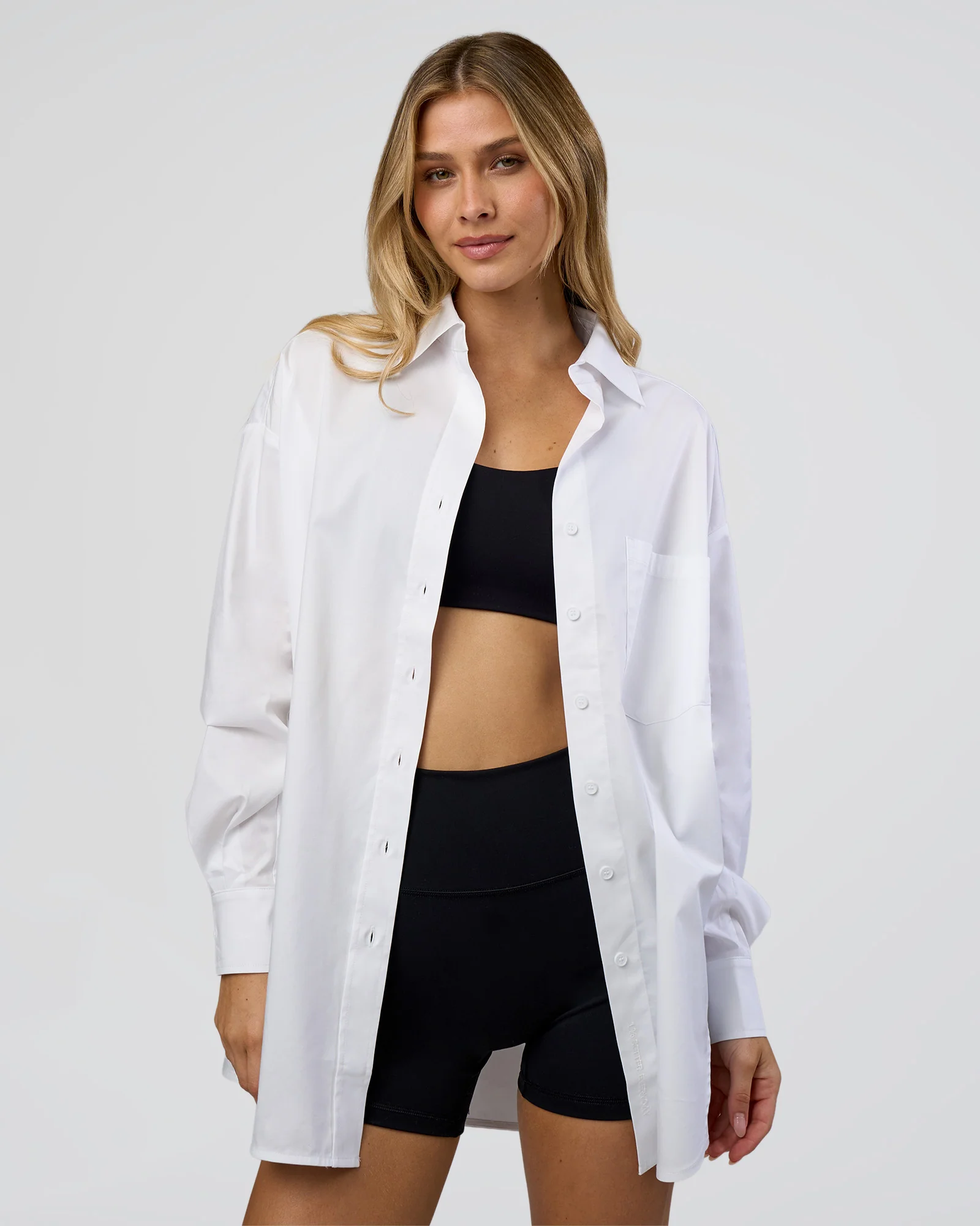 Go-To Oversized Shirt - White