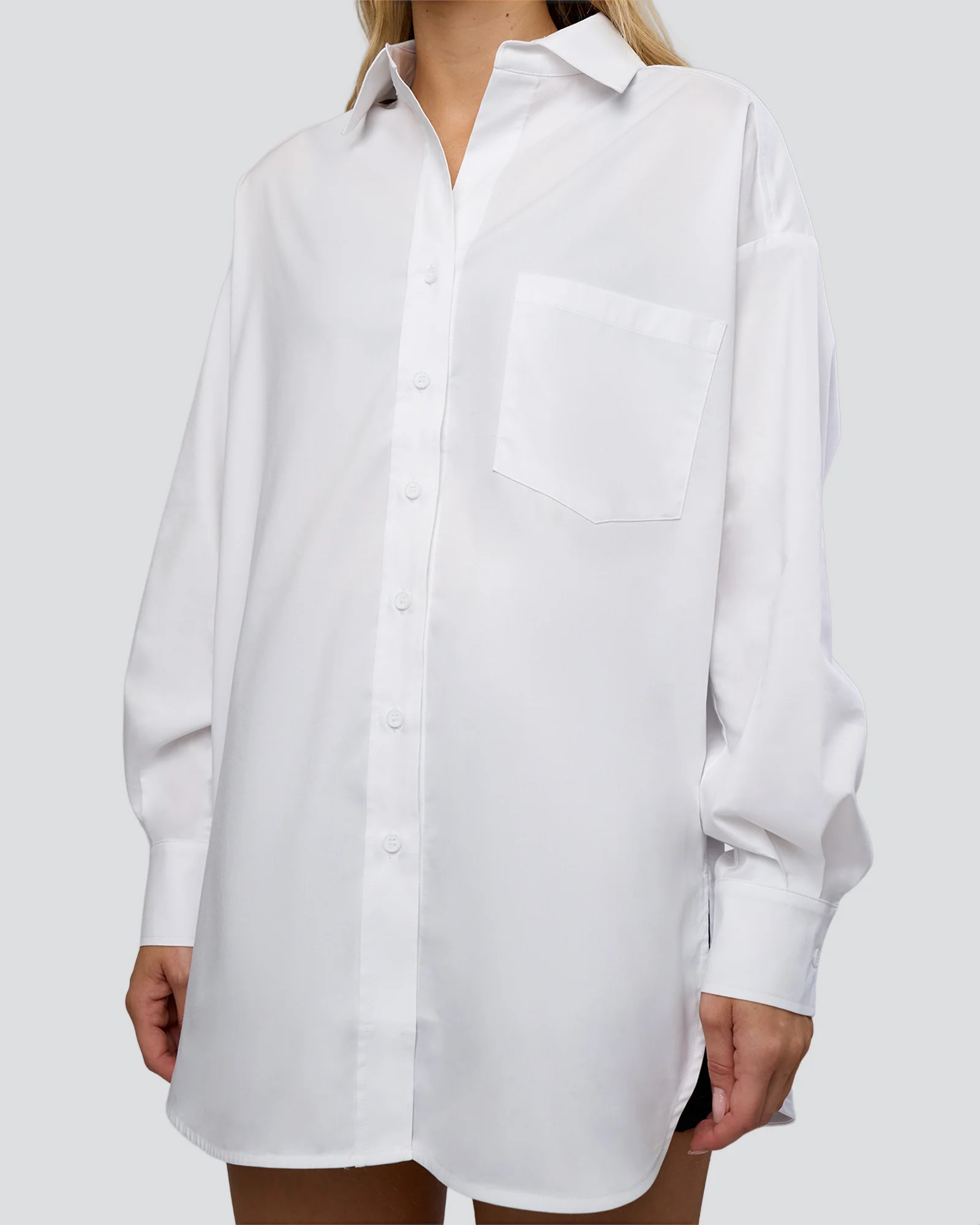 Go-To Oversized Shirt - White