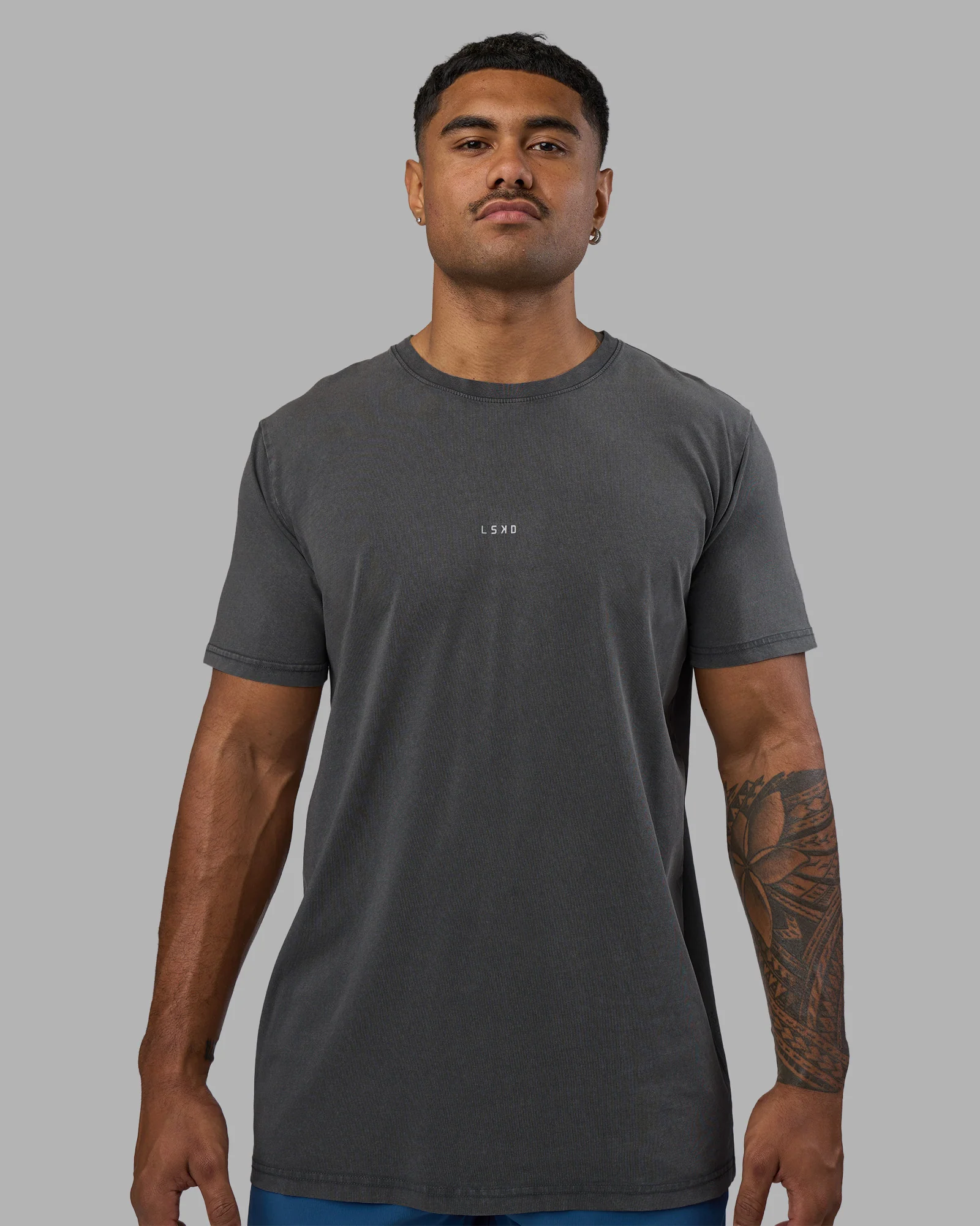Base FLXCotton Tee - Dark Storm Washed
