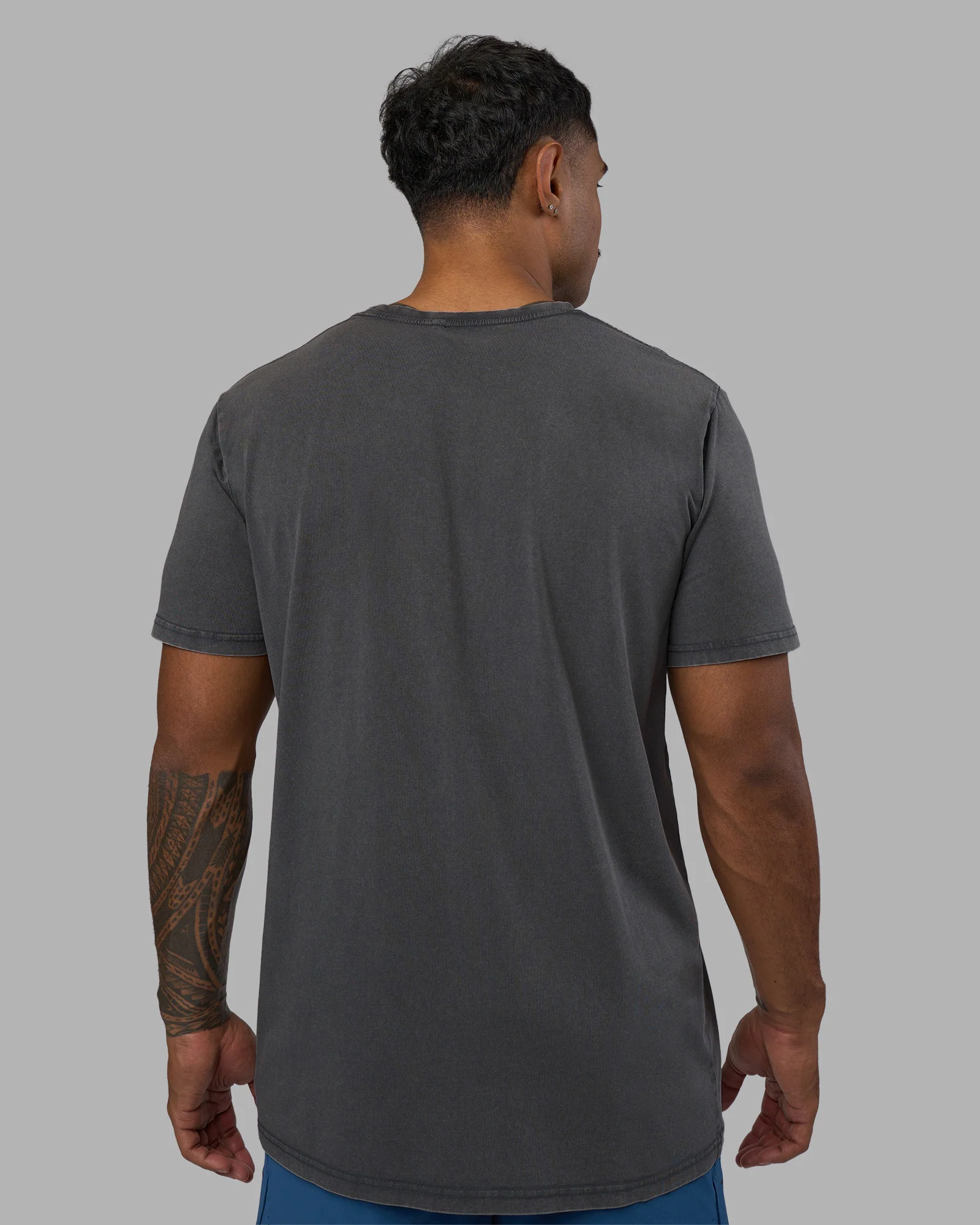 Base FLXCotton Tee - Dark Storm Washed