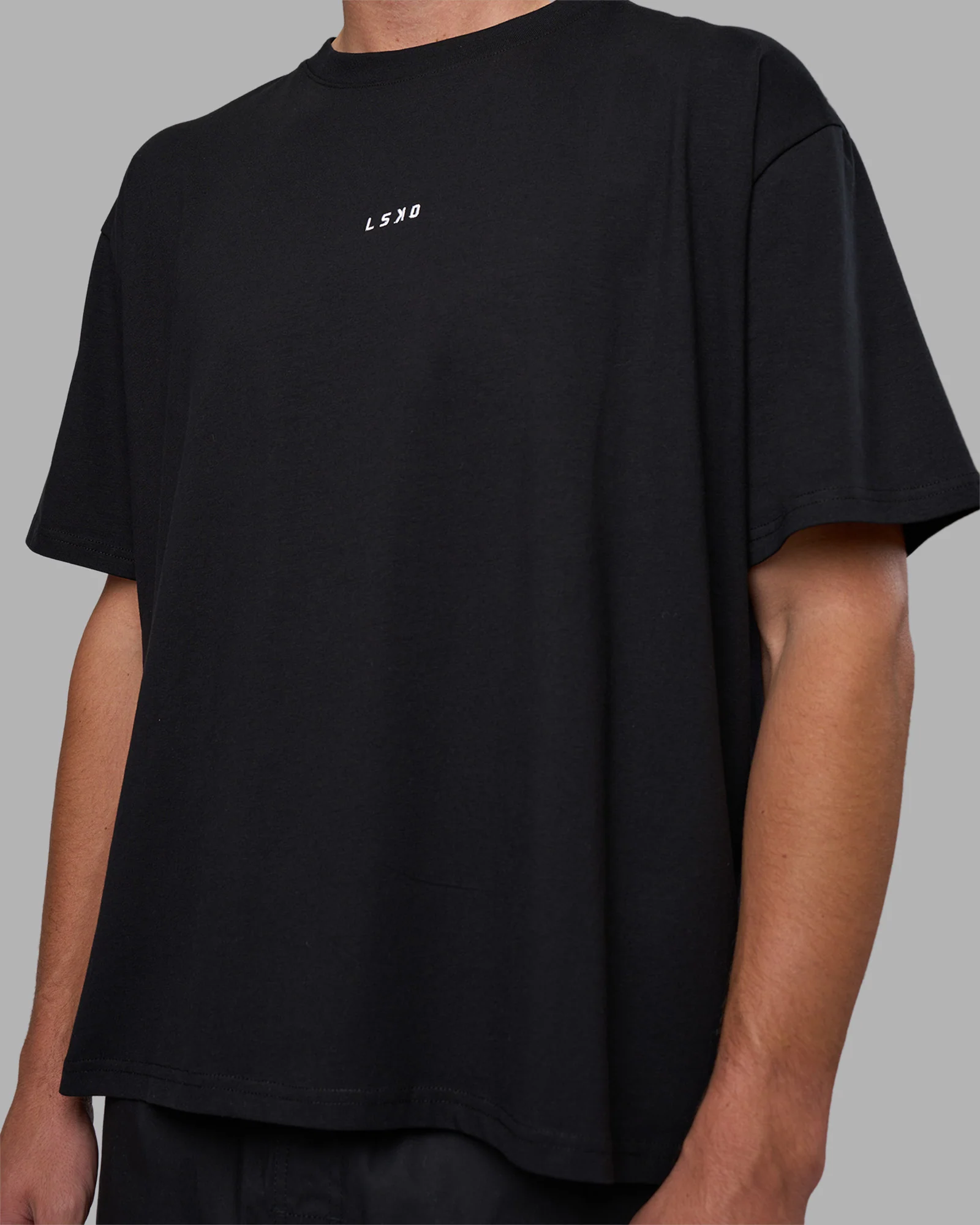 Go-To FLXCotton Oversized Tee - Black-White 10 Go-To FLXCotton Oversized Tee - Black-White