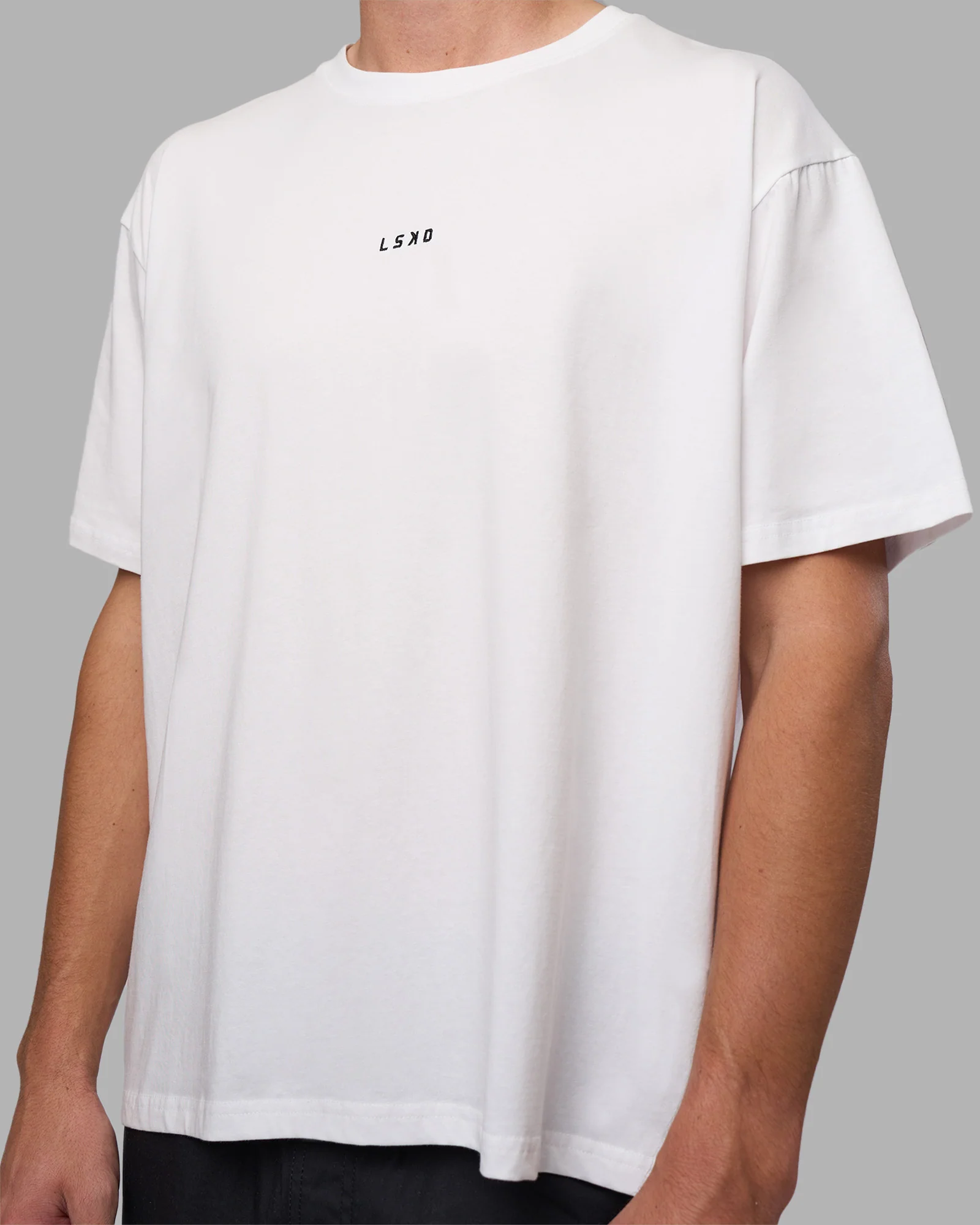 Go-To FLXCotton Oversized Tee - White-Black 10 Go-To FLXCotton Oversized Tee - White-Black
