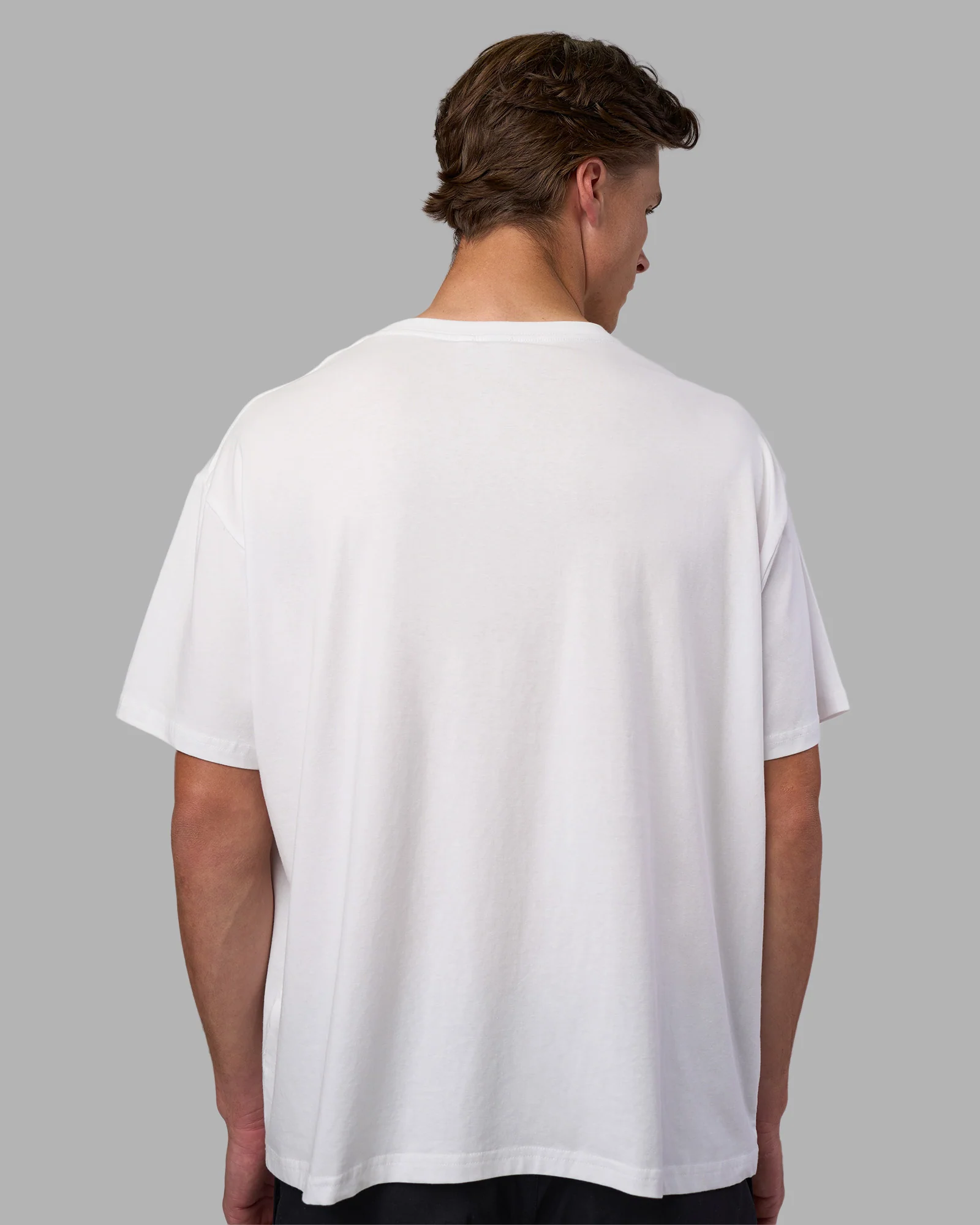 Go-To FLXCotton Oversized Tee - White-Black 9 Go-To FLXCotton Oversized Tee - White-Black