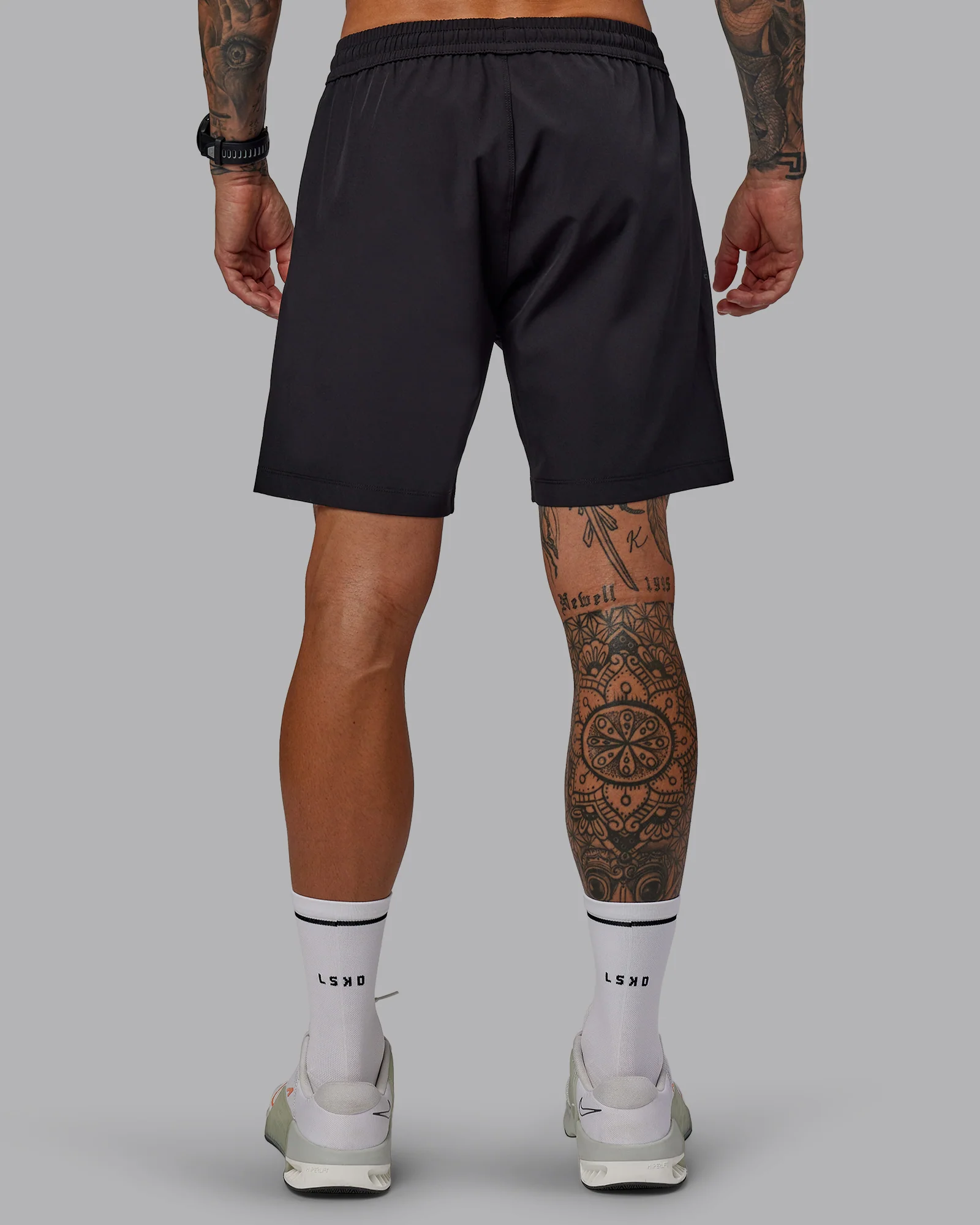 Rep 7'' Performance Short - Black-White