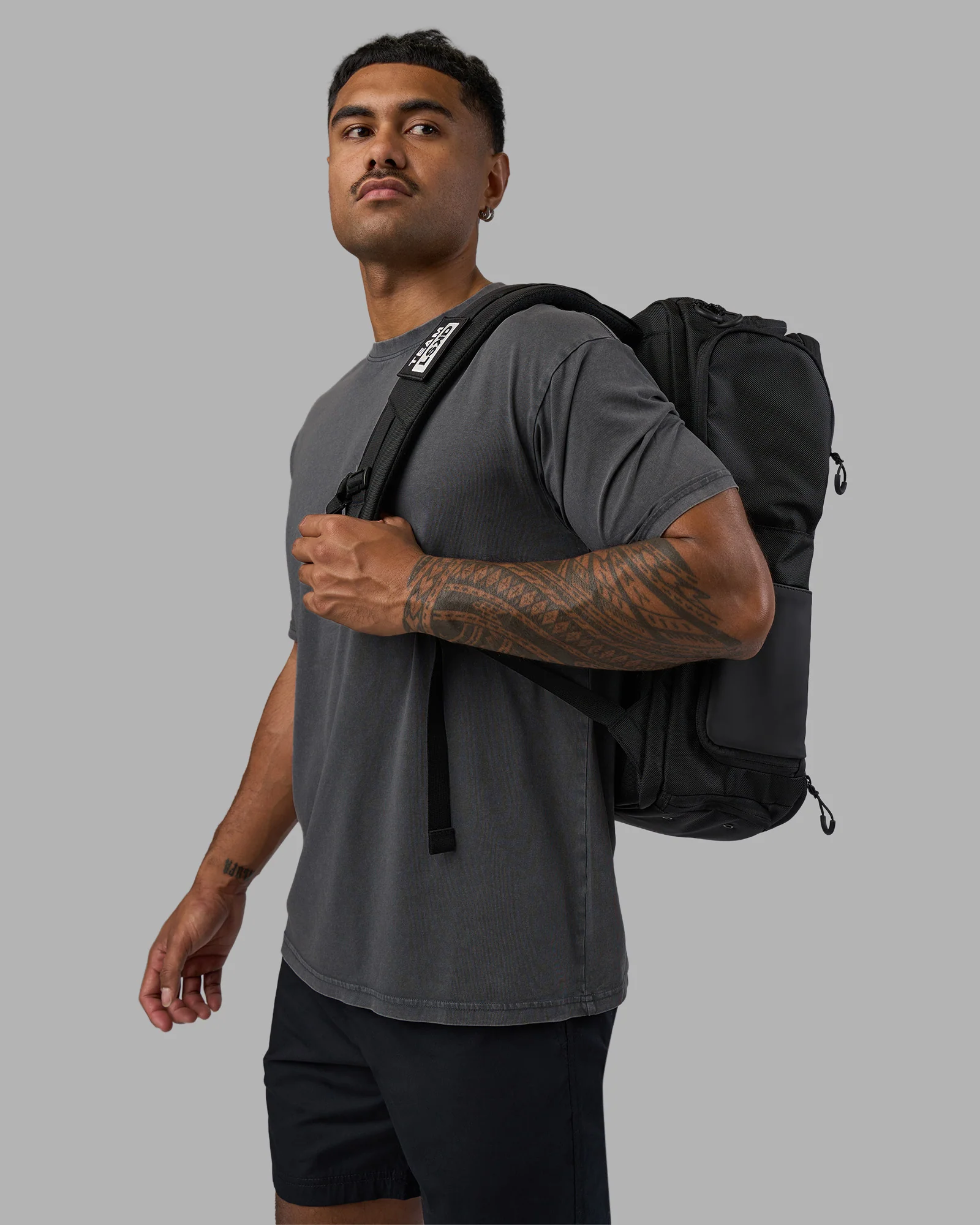 Base FLXCotton Tee Oversized - Dark Storm Washed