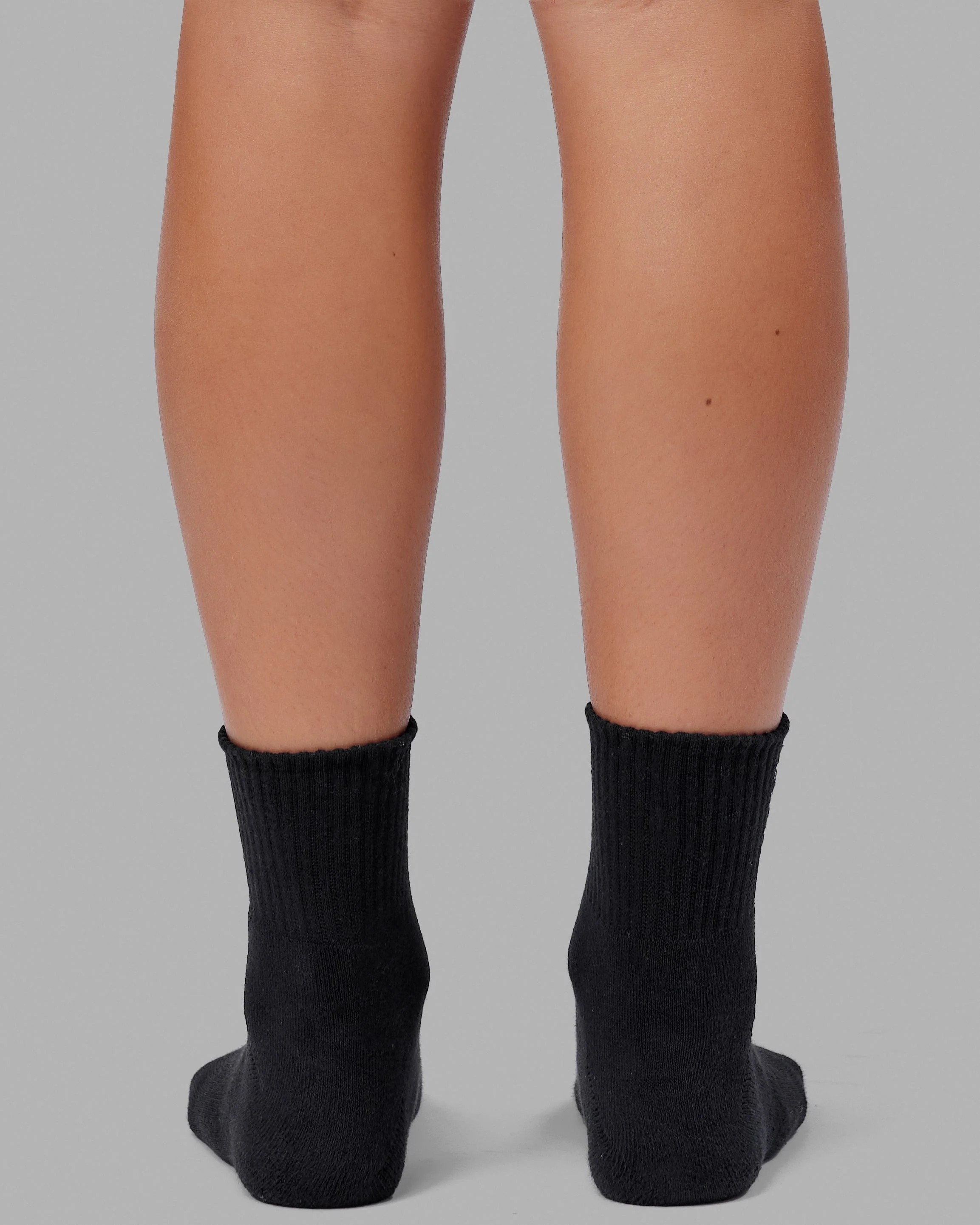 Signal Quarter Socks 3 Pack - Black-White