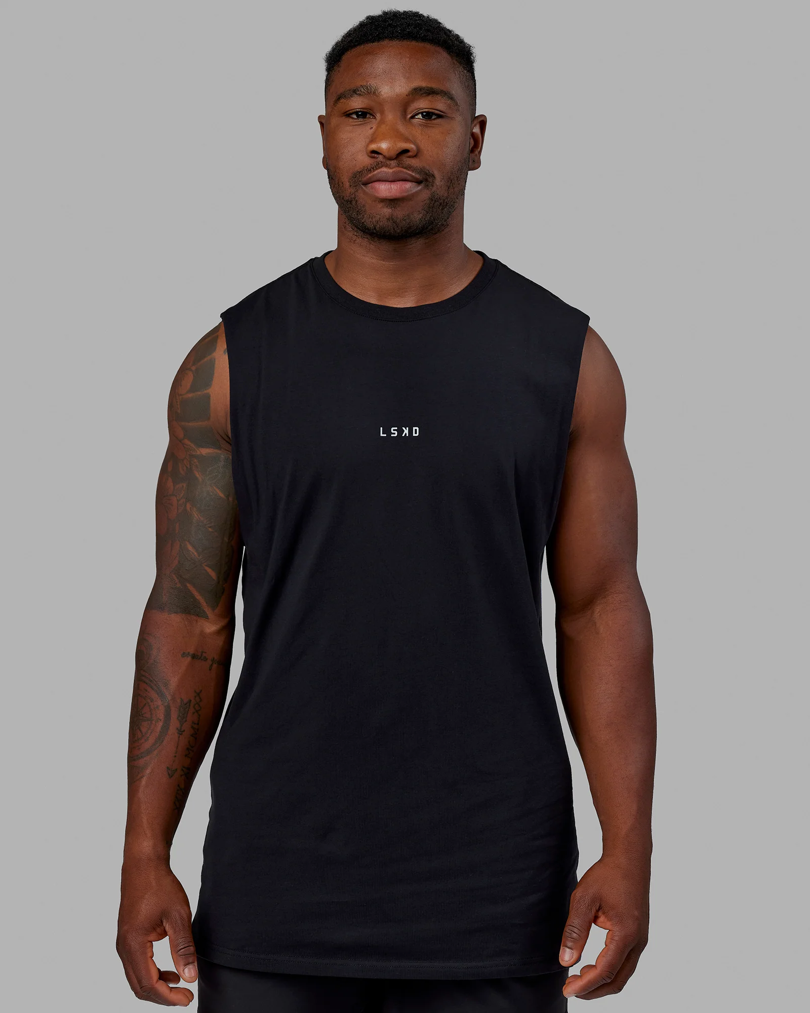Base FLXCotton Tank - Black